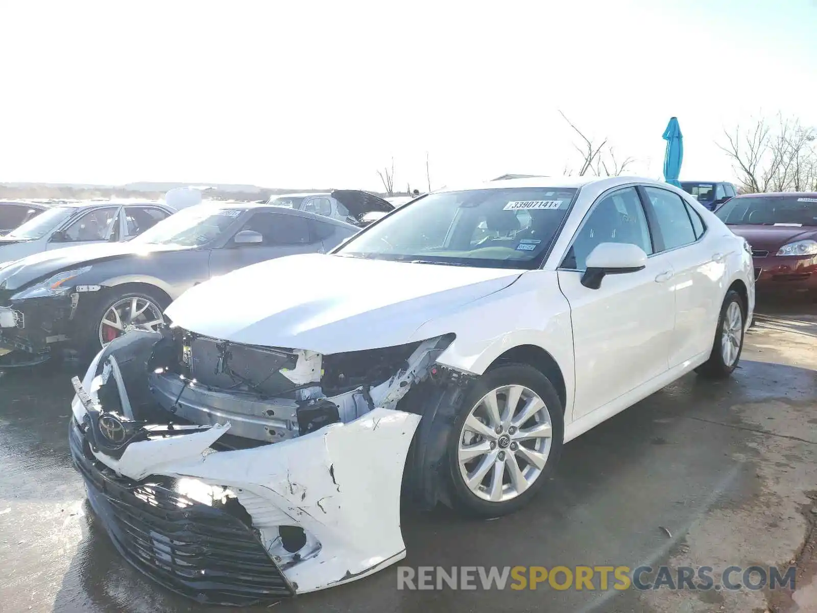 2 Photograph of a damaged car 4T1B11HK5KU211512 TOYOTA CAMRY 2019