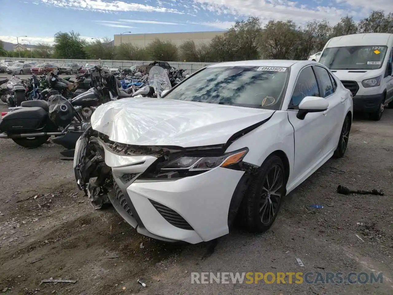 2 Photograph of a damaged car 4T1B11HK5KU212496 TOYOTA CAMRY 2019