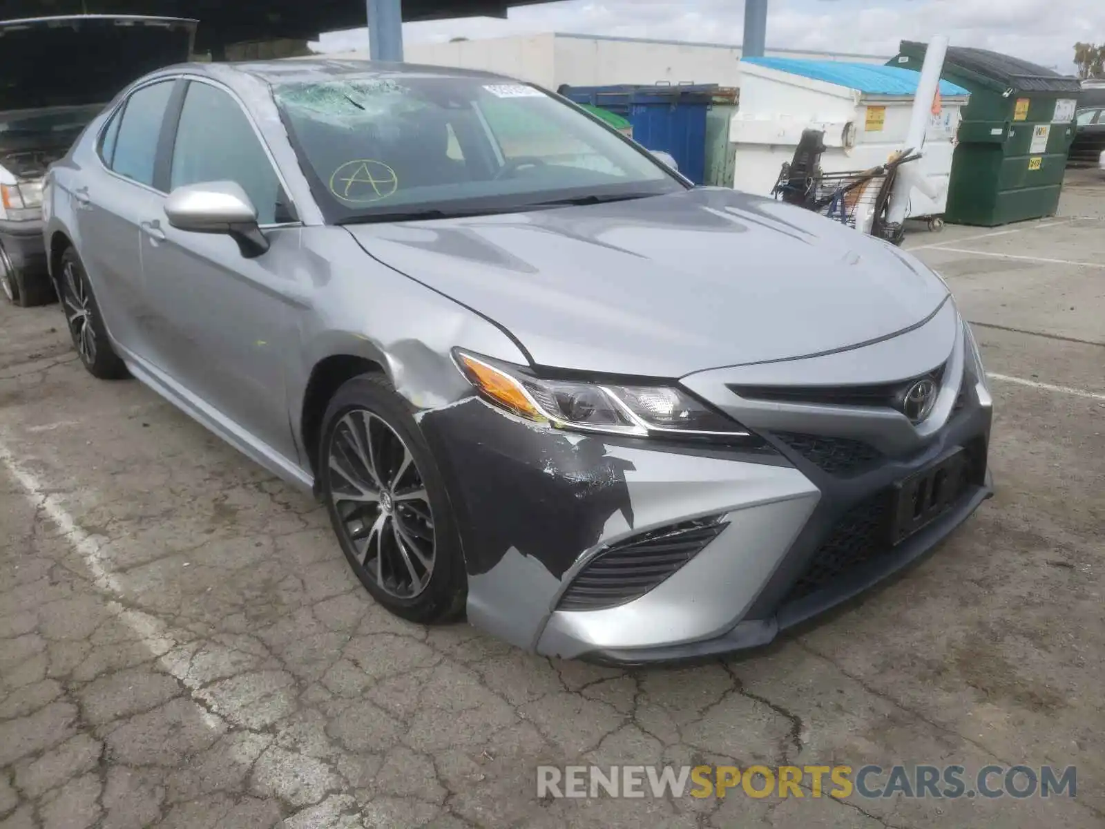 1 Photograph of a damaged car 4T1B11HK5KU214006 TOYOTA CAMRY 2019