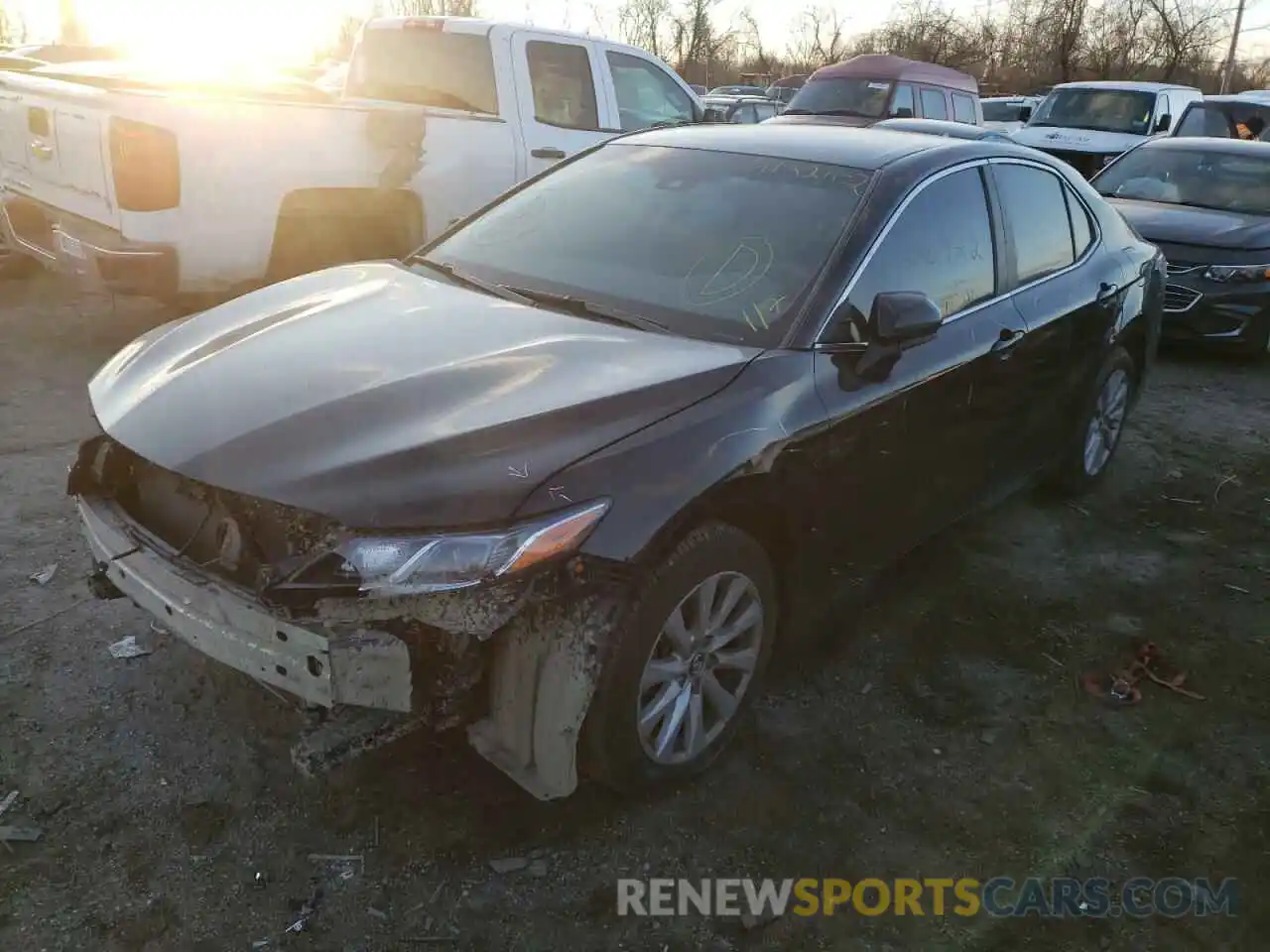 2 Photograph of a damaged car 4T1B11HK5KU216757 TOYOTA CAMRY 2019