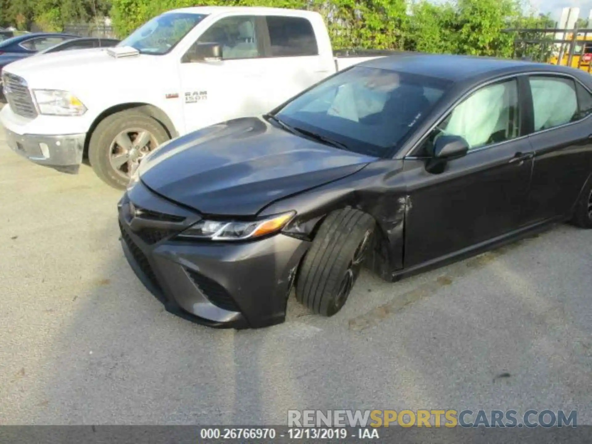 1 Photograph of a damaged car 4T1B11HK5KU217438 TOYOTA CAMRY 2019