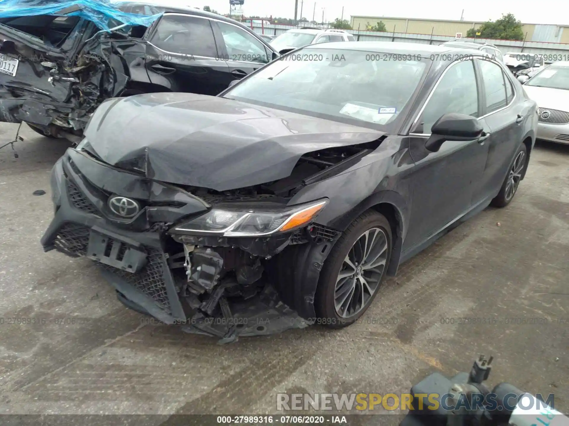 2 Photograph of a damaged car 4T1B11HK5KU221683 TOYOTA CAMRY 2019