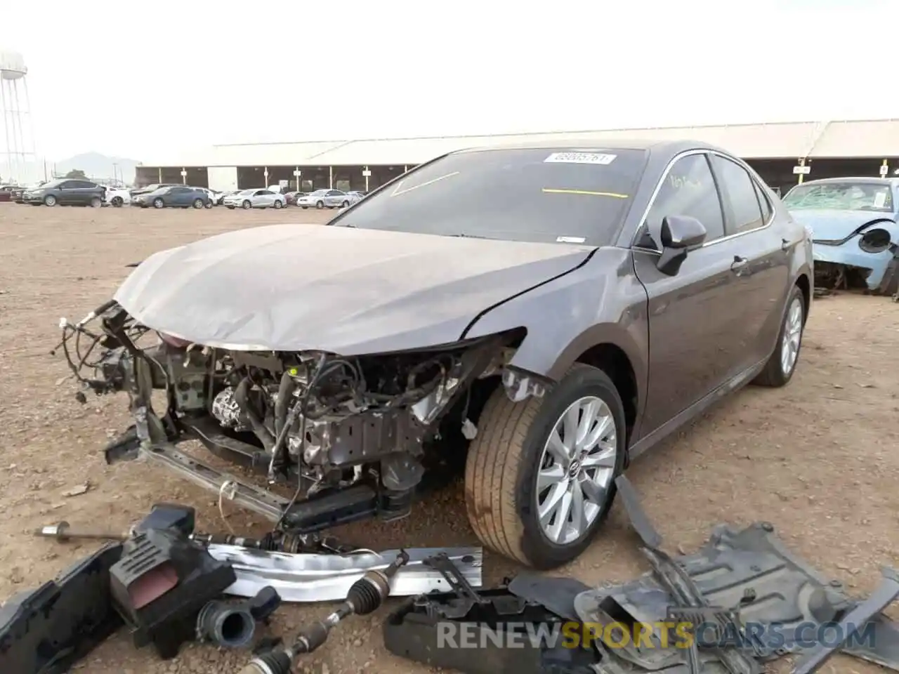 2 Photograph of a damaged car 4T1B11HK5KU222543 TOYOTA CAMRY 2019