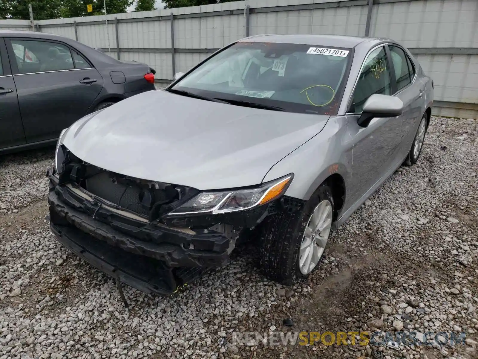 2 Photograph of a damaged car 4T1B11HK5KU225734 TOYOTA CAMRY 2019