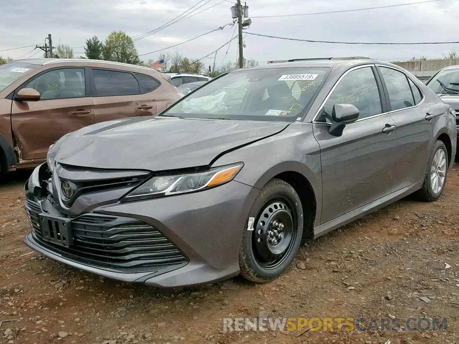 2 Photograph of a damaged car 4T1B11HK5KU226737 TOYOTA CAMRY 2019