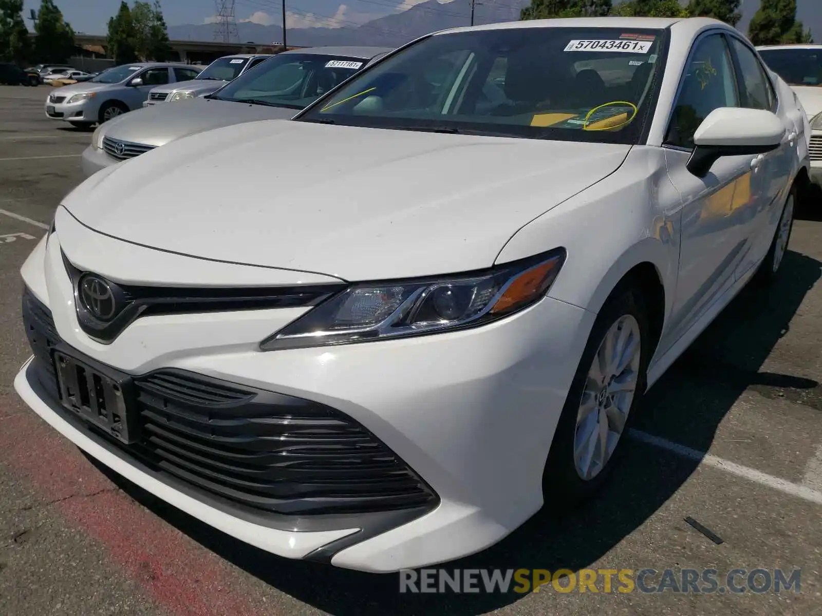 2 Photograph of a damaged car 4T1B11HK5KU229251 TOYOTA CAMRY 2019