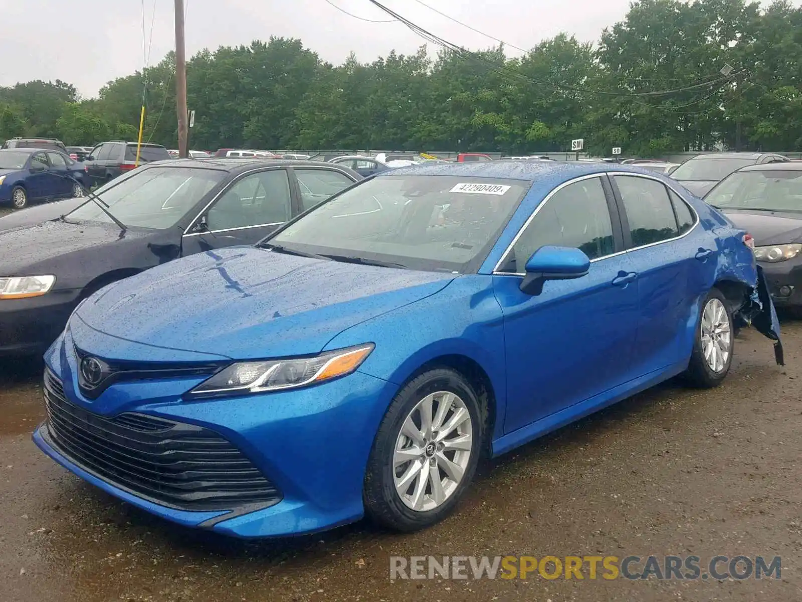 2 Photograph of a damaged car 4T1B11HK5KU230951 TOYOTA CAMRY 2019