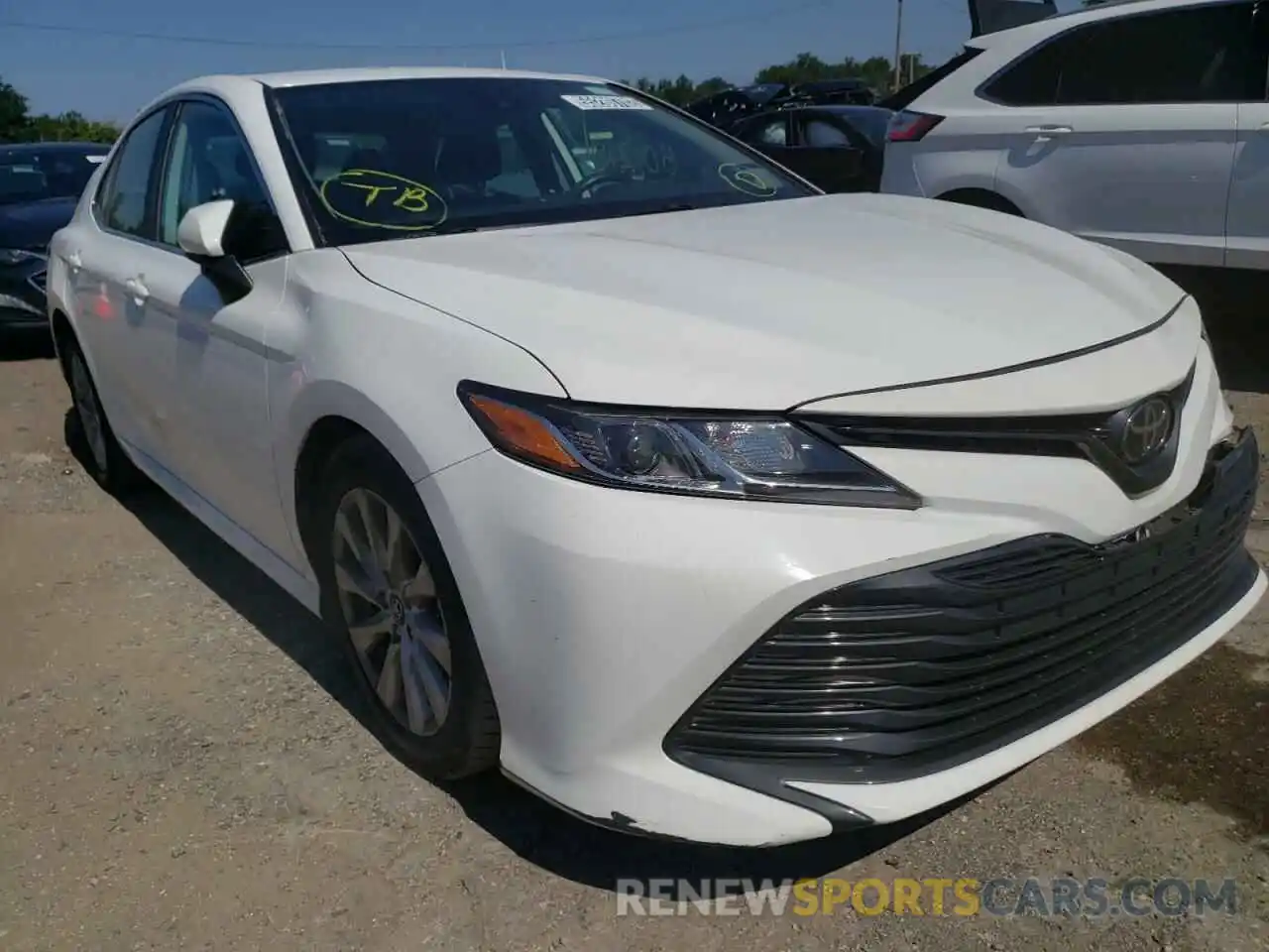 1 Photograph of a damaged car 4T1B11HK5KU231131 TOYOTA CAMRY 2019