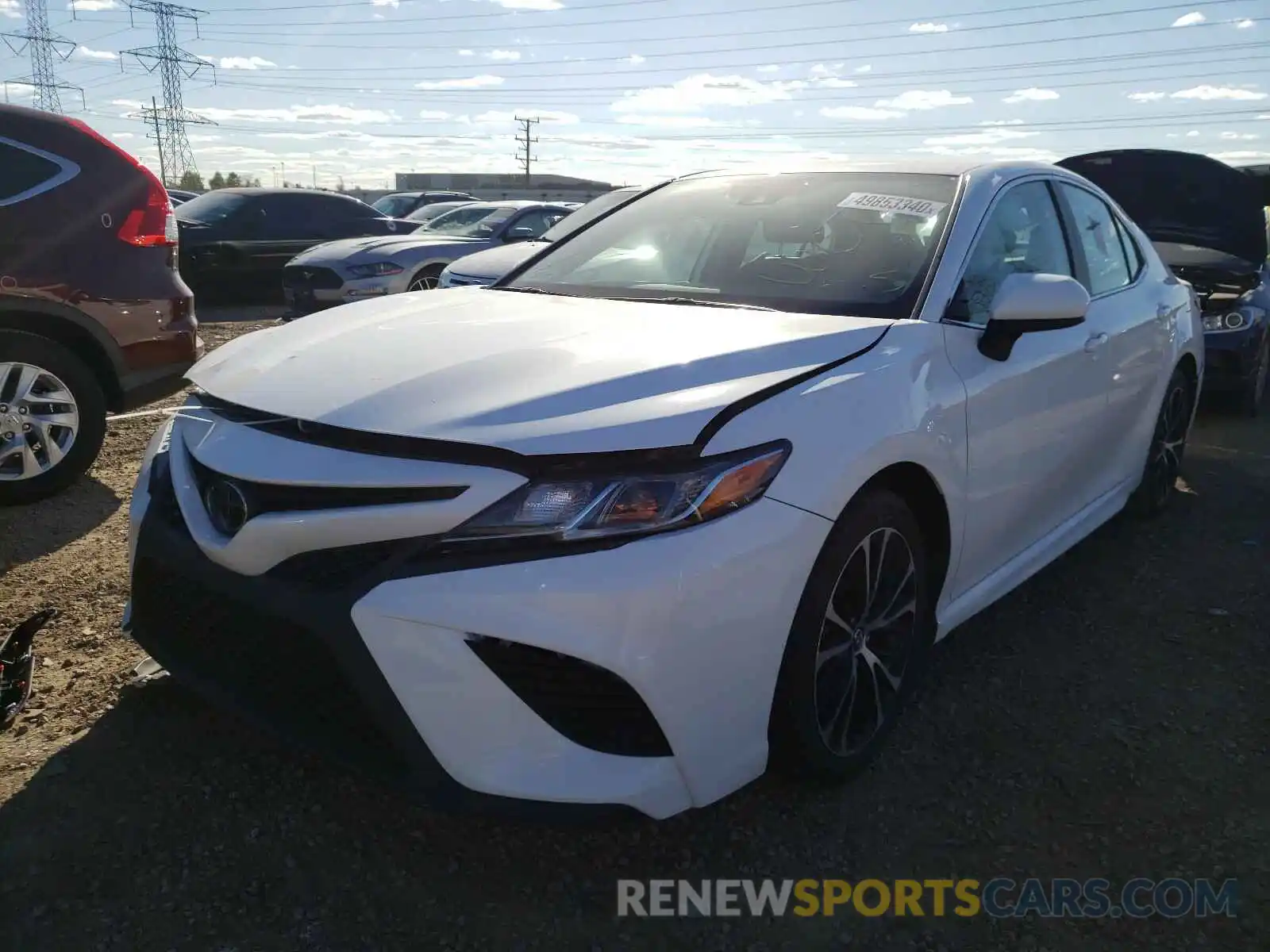 2 Photograph of a damaged car 4T1B11HK5KU231436 TOYOTA CAMRY 2019