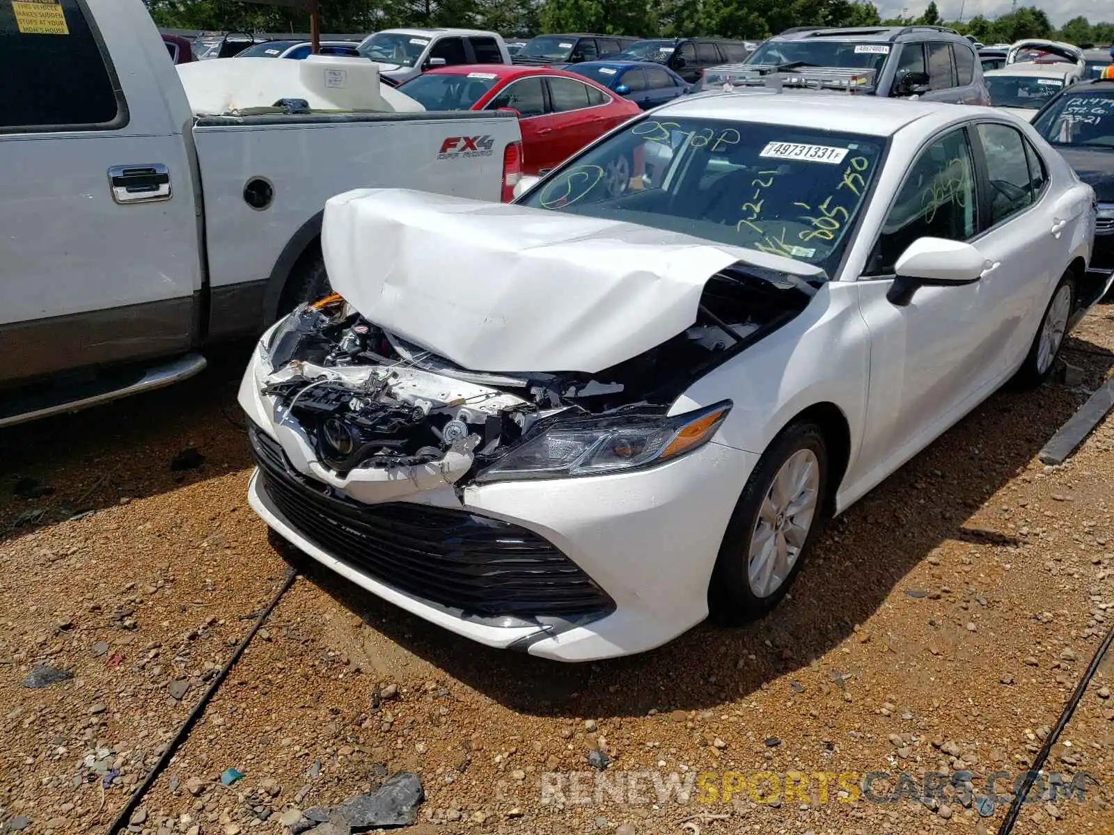 2 Photograph of a damaged car 4T1B11HK5KU232036 TOYOTA CAMRY 2019