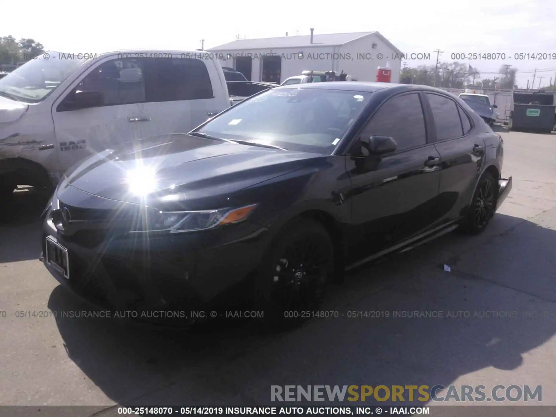 2 Photograph of a damaged car 4T1B11HK5KU235535 TOYOTA CAMRY 2019