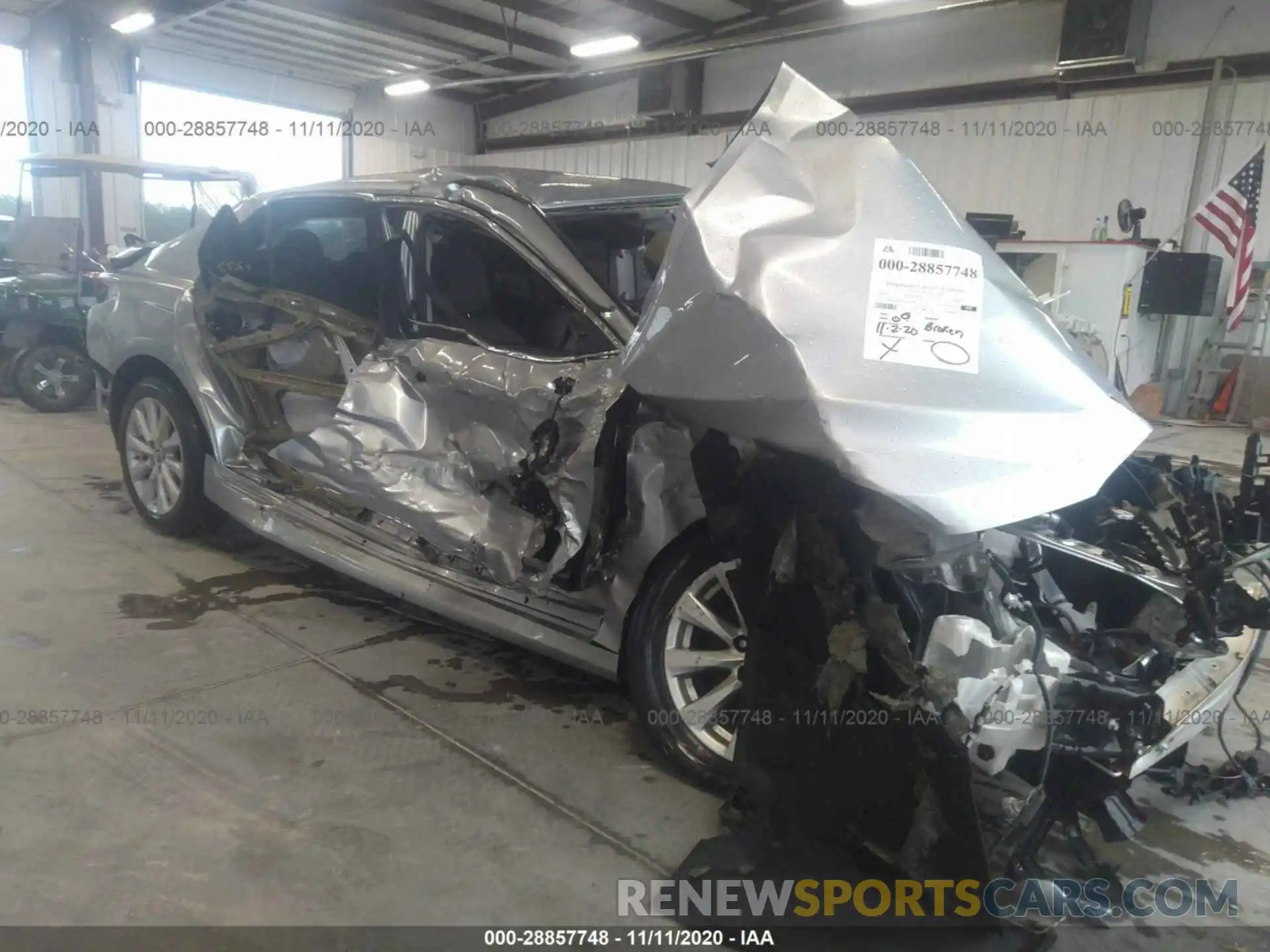 1 Photograph of a damaged car 4T1B11HK5KU240198 TOYOTA CAMRY 2019