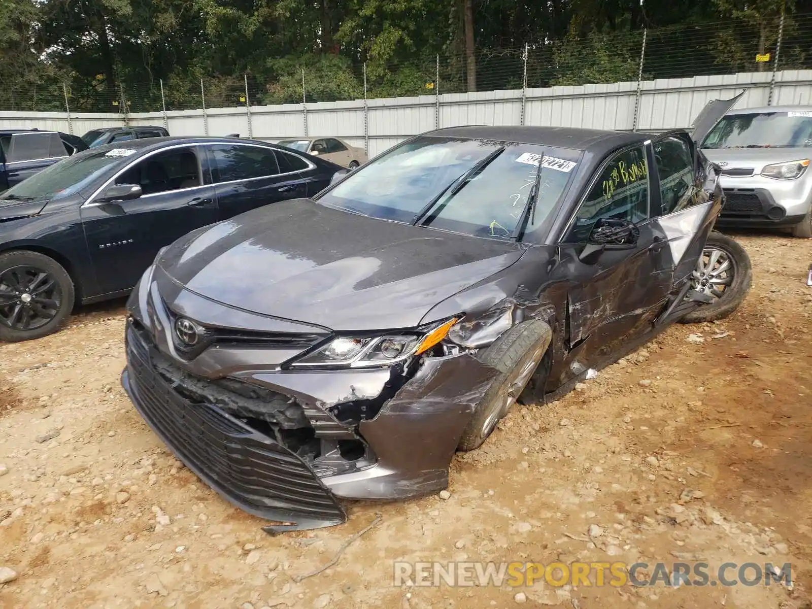 2 Photograph of a damaged car 4T1B11HK5KU242579 TOYOTA CAMRY 2019