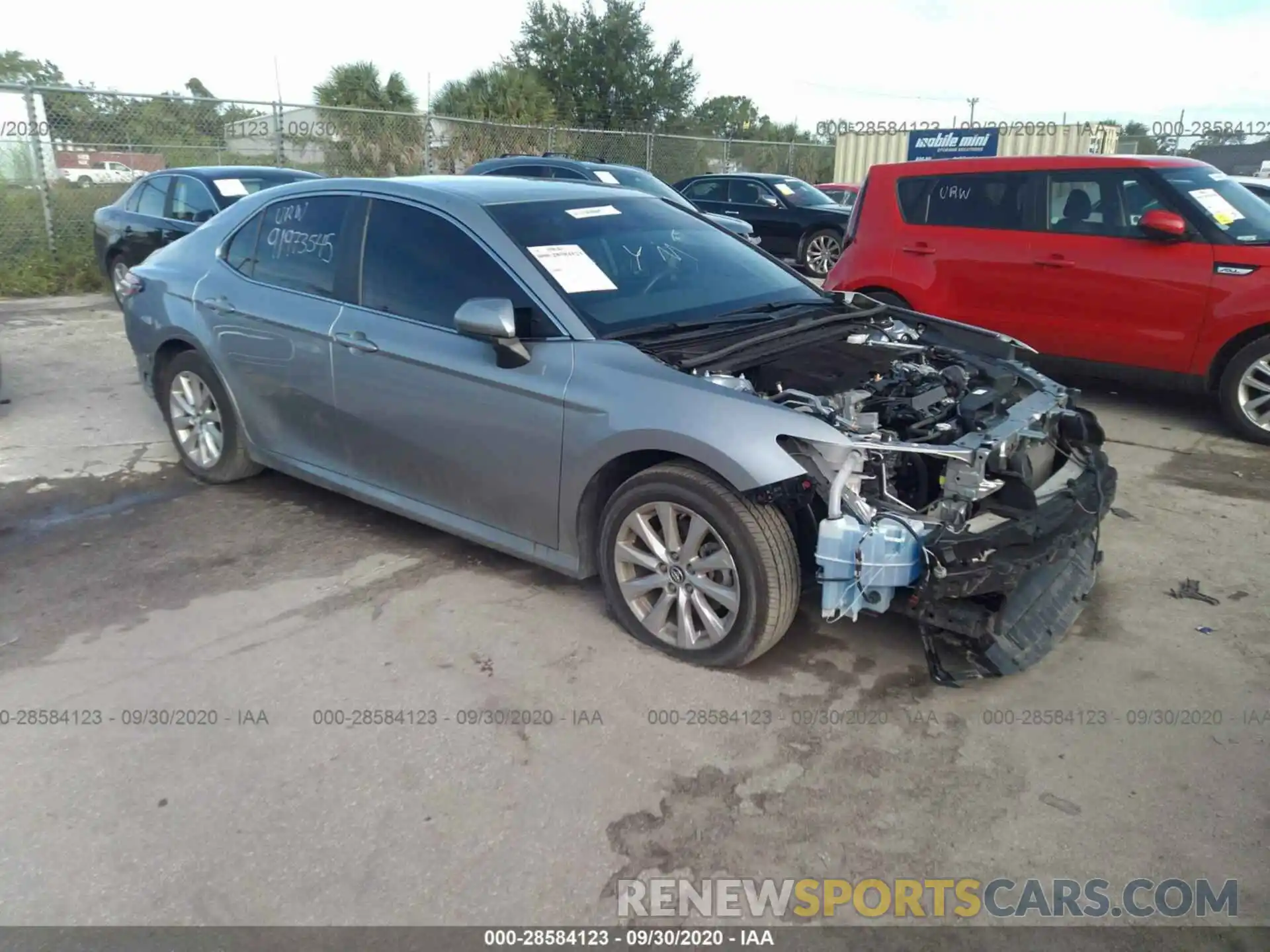 1 Photograph of a damaged car 4T1B11HK5KU243313 TOYOTA CAMRY 2019