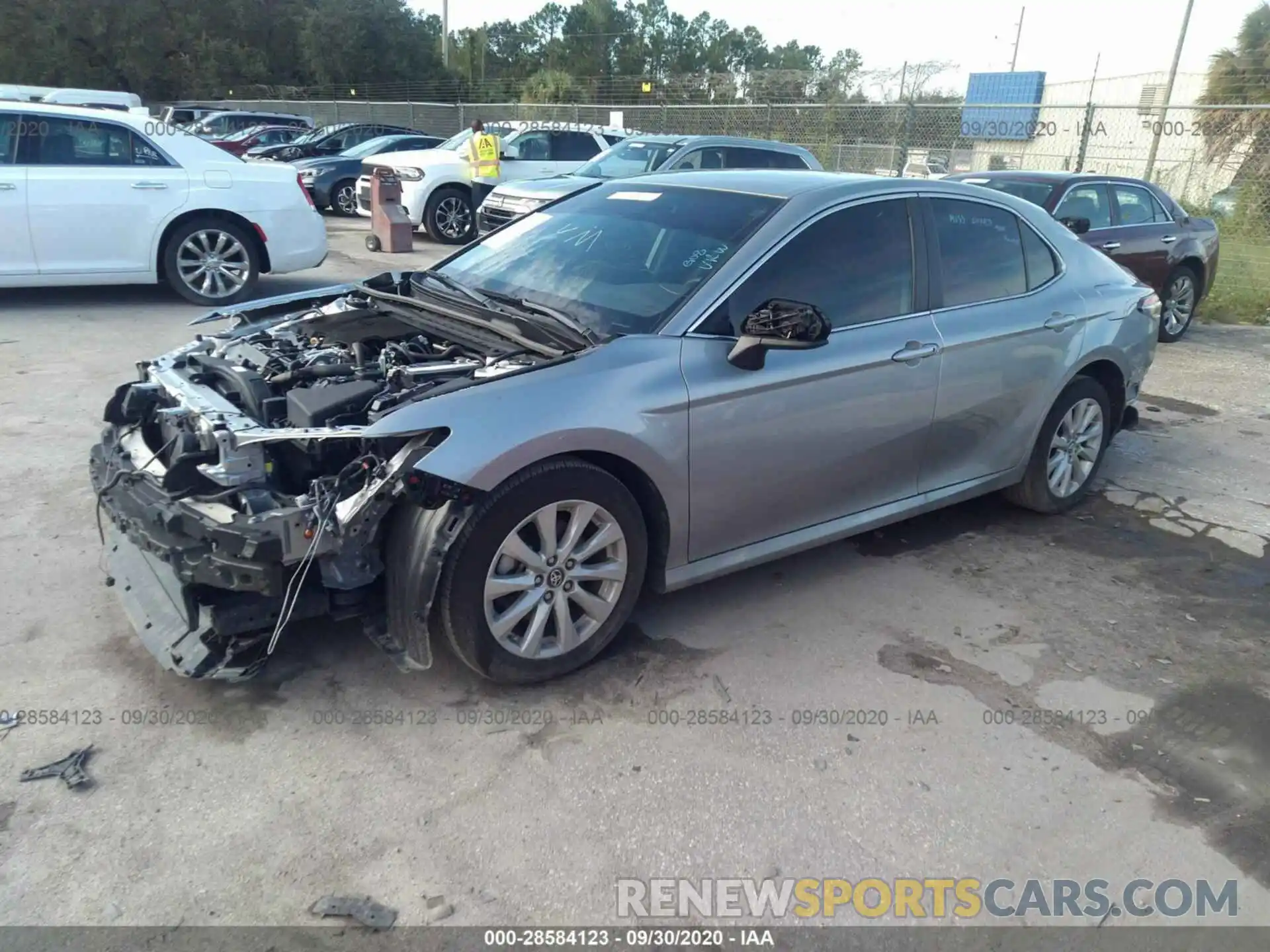 2 Photograph of a damaged car 4T1B11HK5KU243313 TOYOTA CAMRY 2019