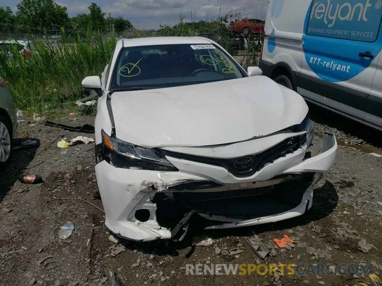 9 Photograph of a damaged car 4T1B11HK5KU243392 TOYOTA CAMRY 2019