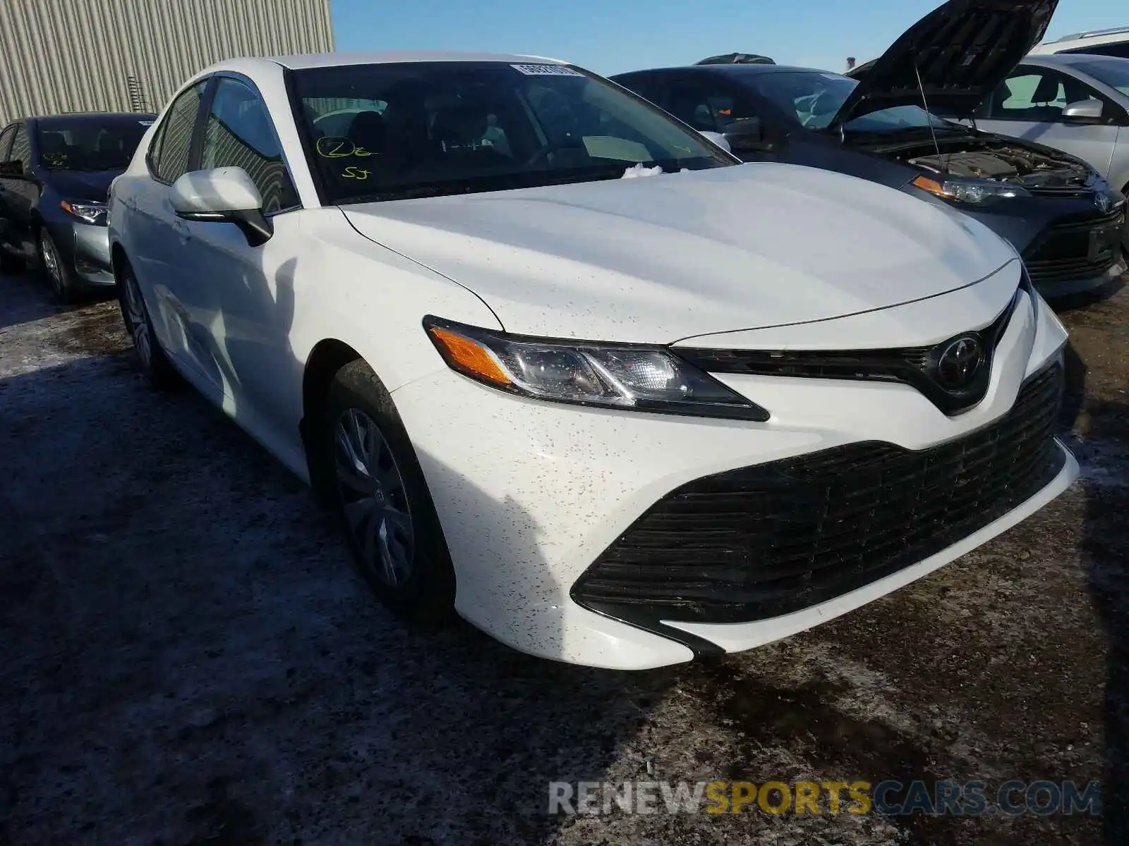 1 Photograph of a damaged car 4T1B11HK5KU244705 TOYOTA CAMRY 2019