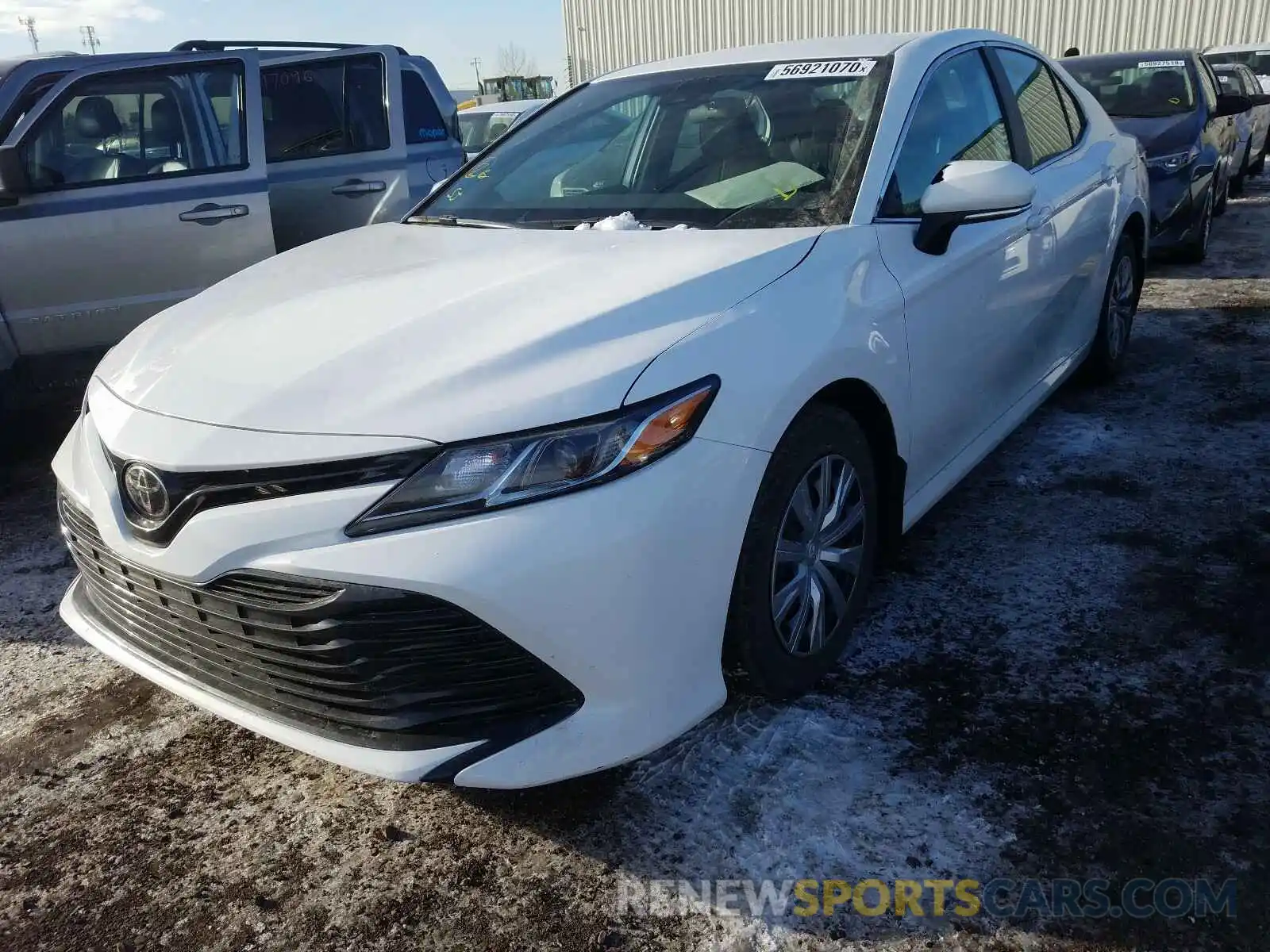 2 Photograph of a damaged car 4T1B11HK5KU244705 TOYOTA CAMRY 2019