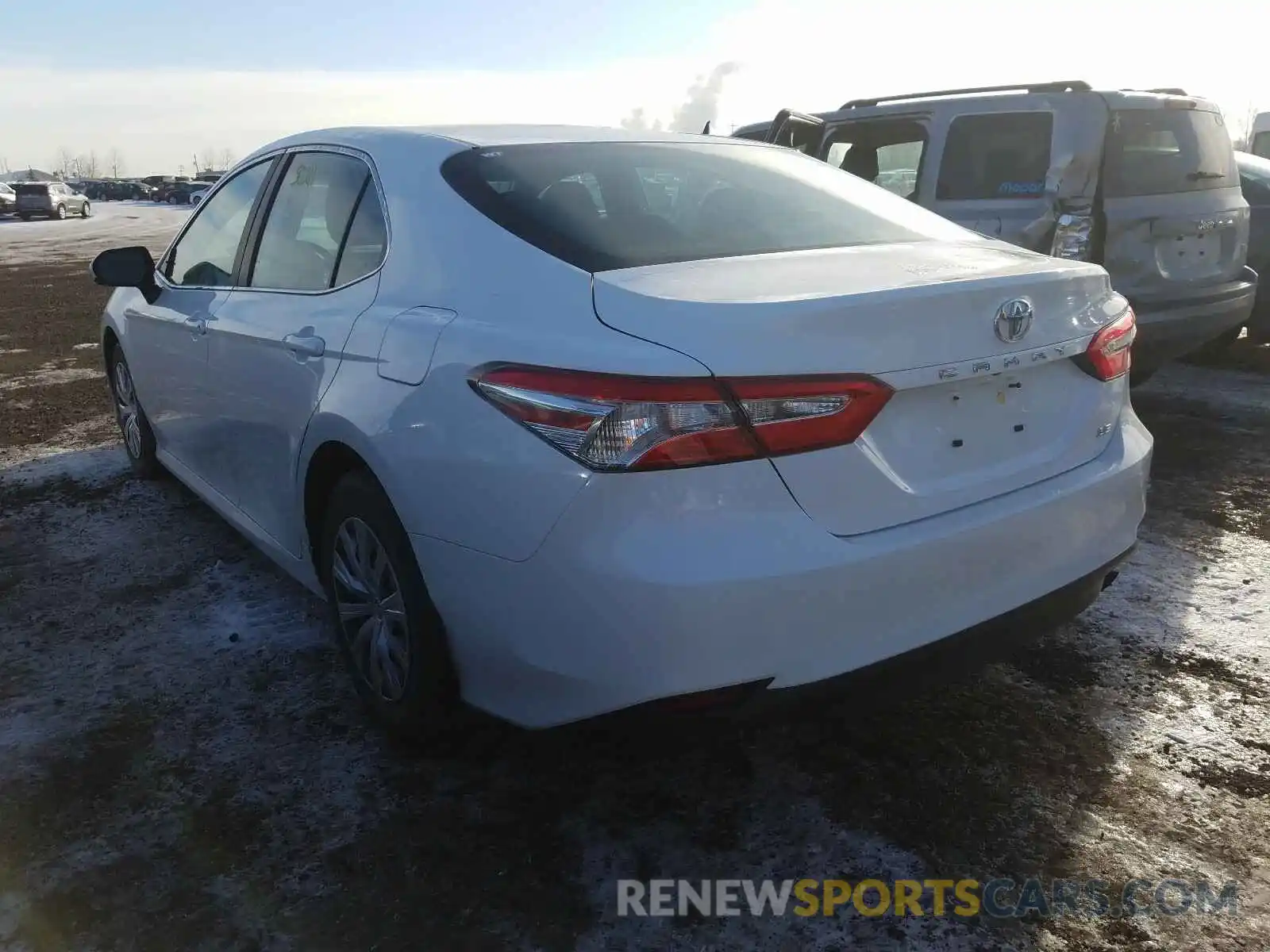 3 Photograph of a damaged car 4T1B11HK5KU244705 TOYOTA CAMRY 2019