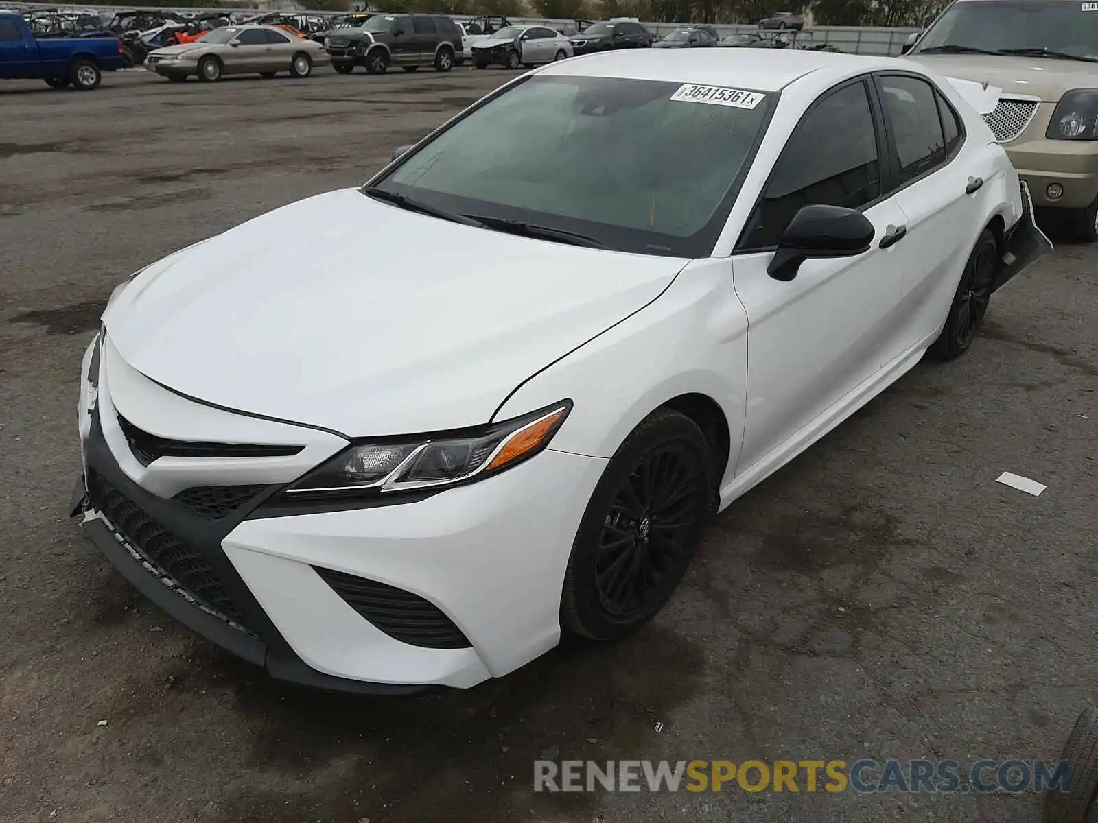 2 Photograph of a damaged car 4T1B11HK5KU245997 TOYOTA CAMRY 2019