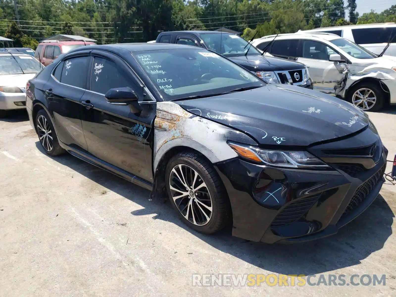 1 Photograph of a damaged car 4T1B11HK5KU246907 TOYOTA CAMRY 2019