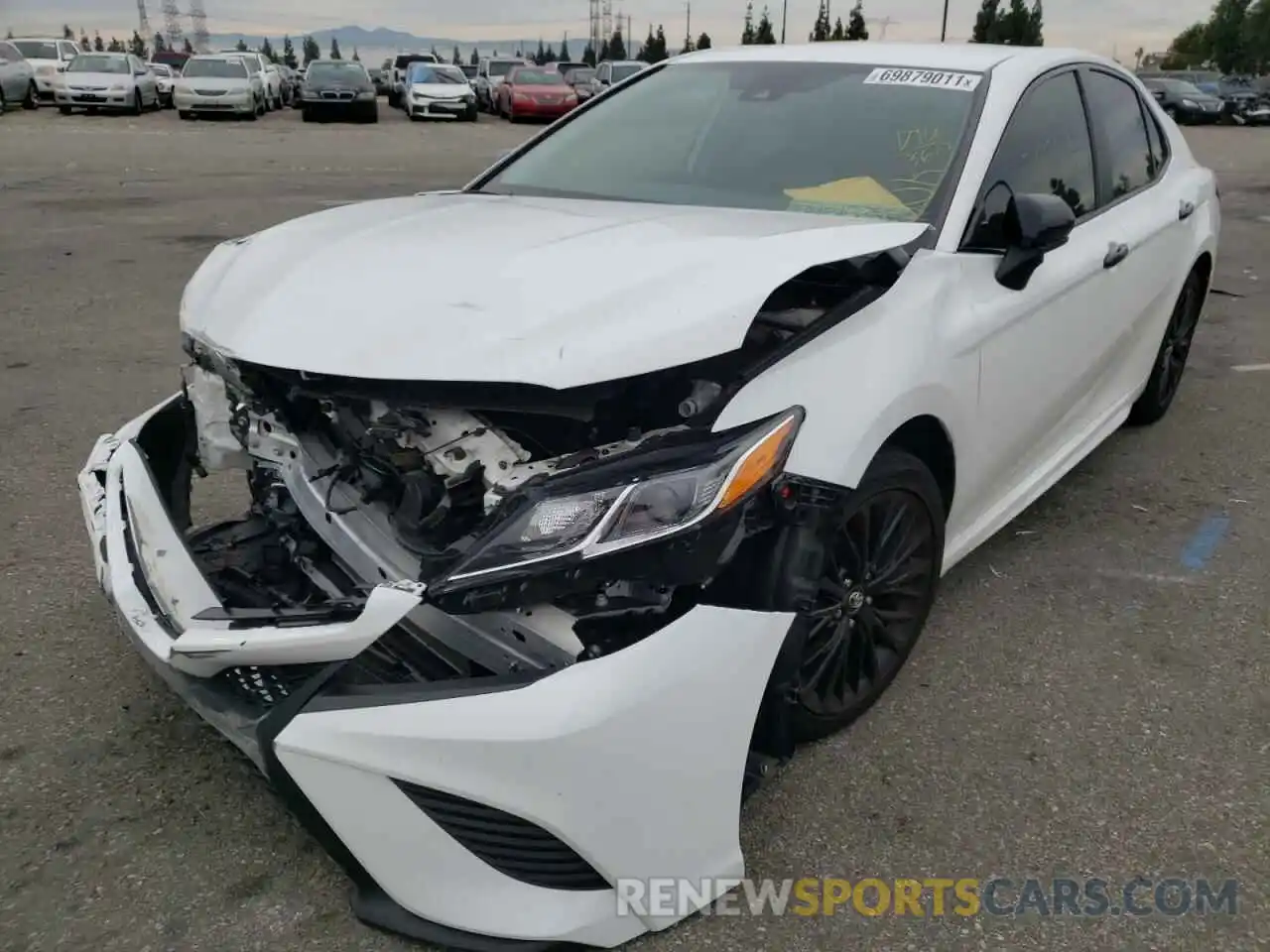 2 Photograph of a damaged car 4T1B11HK5KU247345 TOYOTA CAMRY 2019