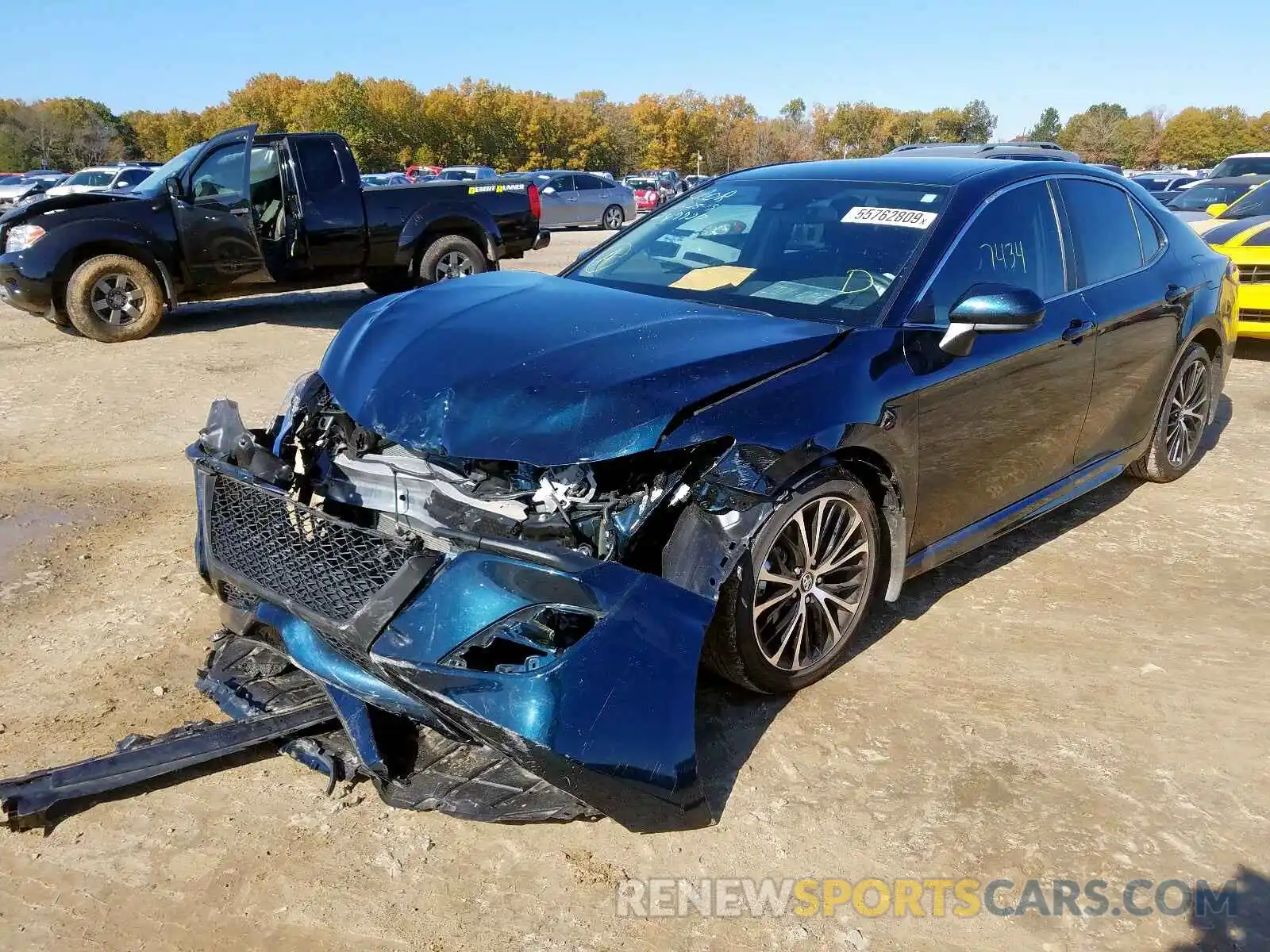 2 Photograph of a damaged car 4T1B11HK5KU247720 TOYOTA CAMRY 2019