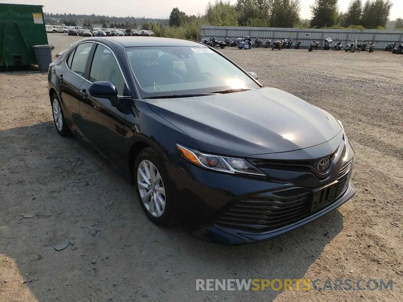 1 Photograph of a damaged car 4T1B11HK5KU247863 TOYOTA CAMRY 2019