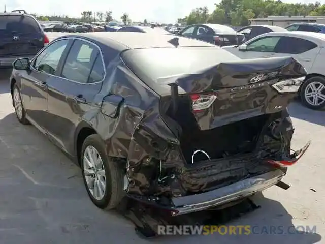 3 Photograph of a damaged car 4T1B11HK5KU249340 TOYOTA CAMRY 2019