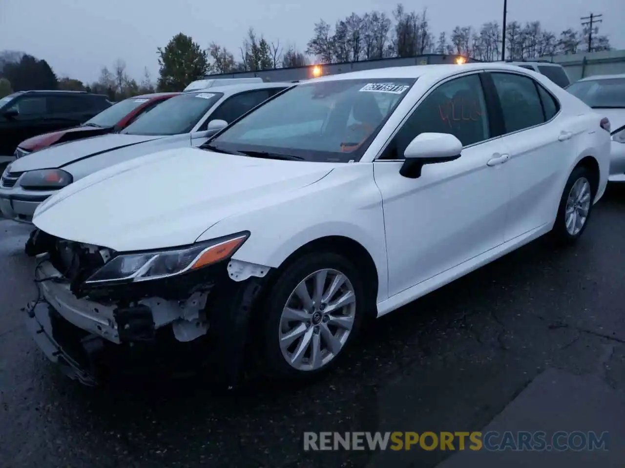 2 Photograph of a damaged car 4T1B11HK5KU250066 TOYOTA CAMRY 2019