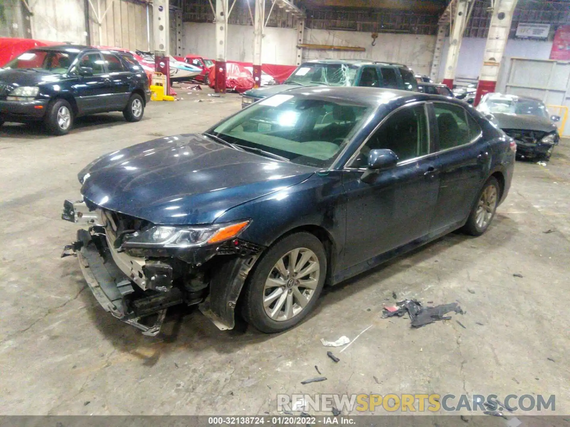 2 Photograph of a damaged car 4T1B11HK5KU250083 TOYOTA CAMRY 2019