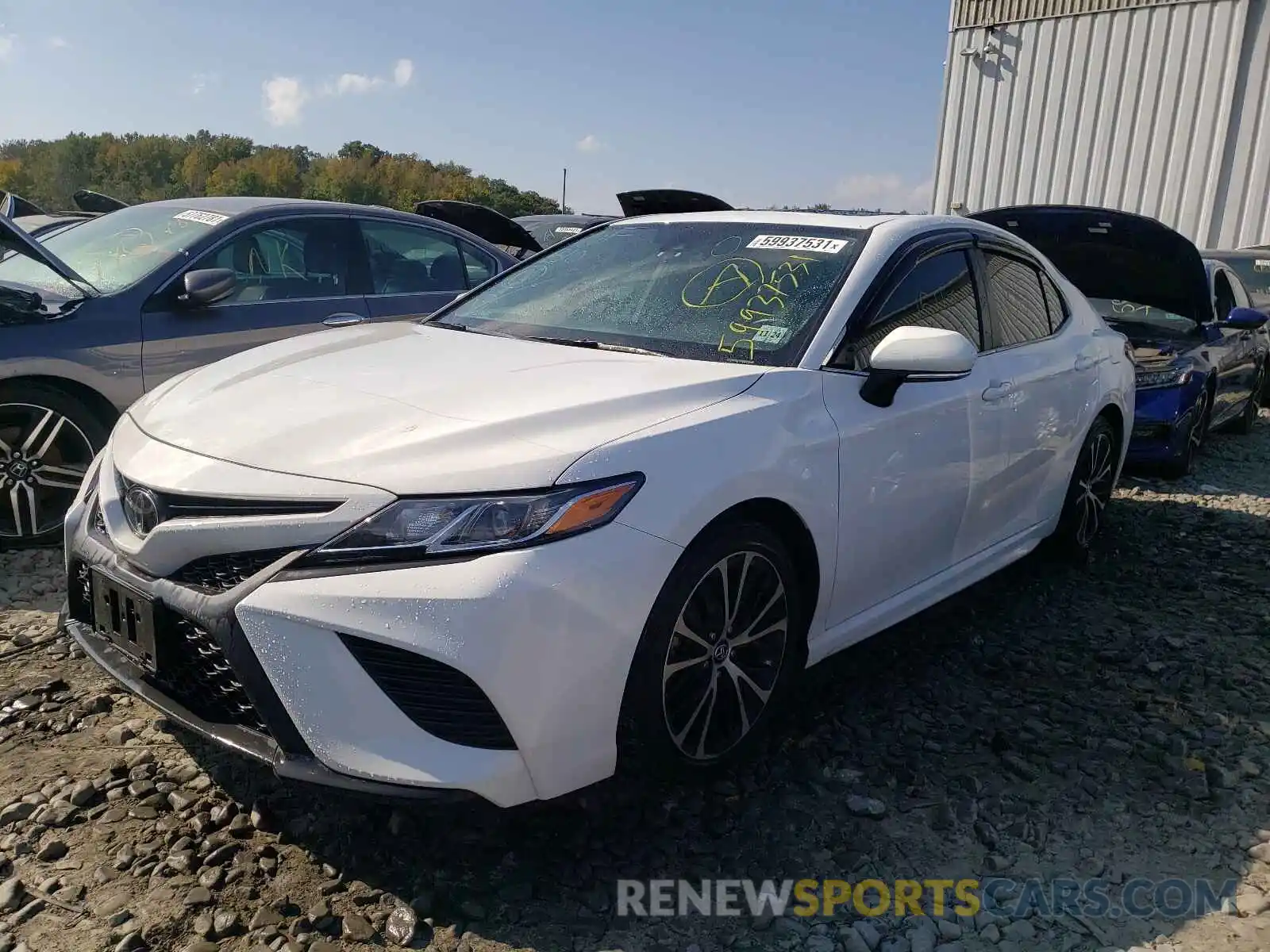 2 Photograph of a damaged car 4T1B11HK5KU251573 TOYOTA CAMRY 2019