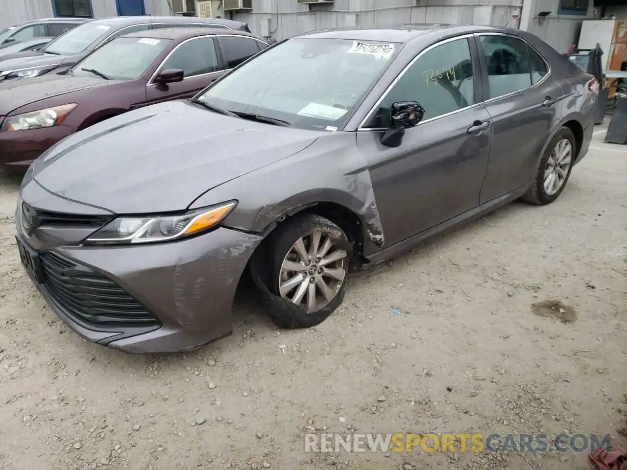 2 Photograph of a damaged car 4T1B11HK5KU253419 TOYOTA CAMRY 2019