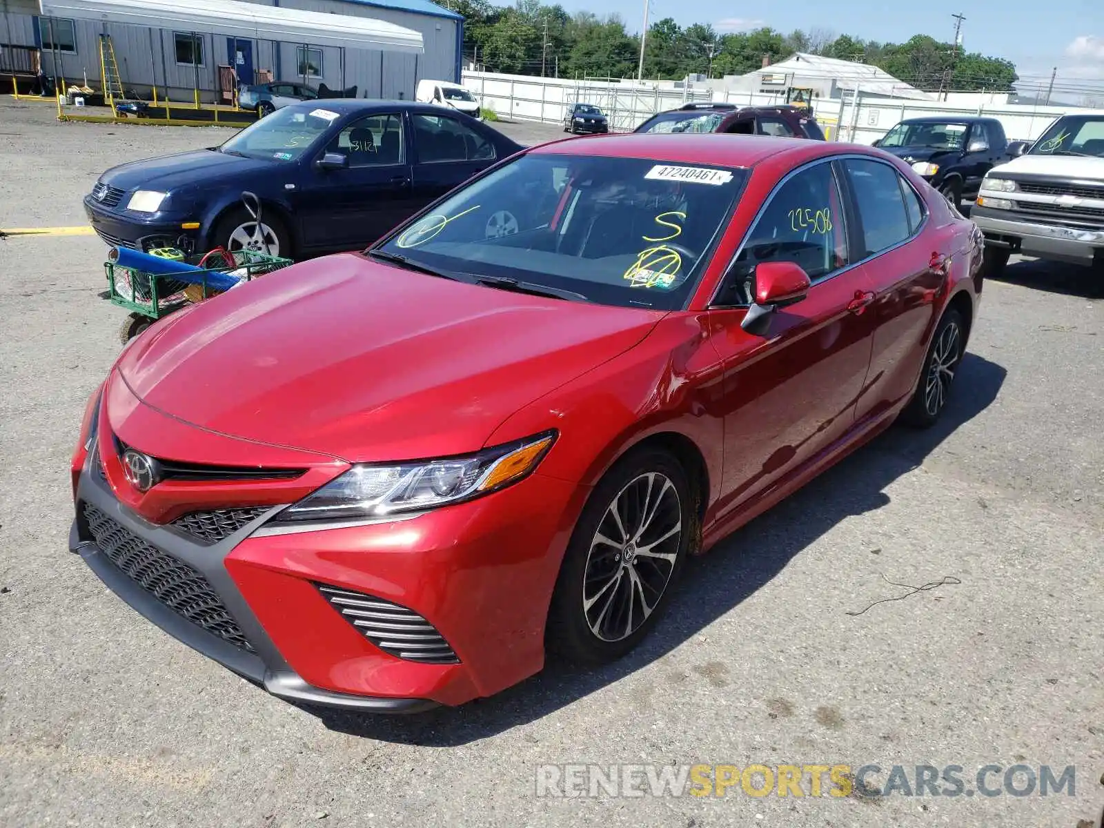 2 Photograph of a damaged car 4T1B11HK5KU256336 TOYOTA CAMRY 2019