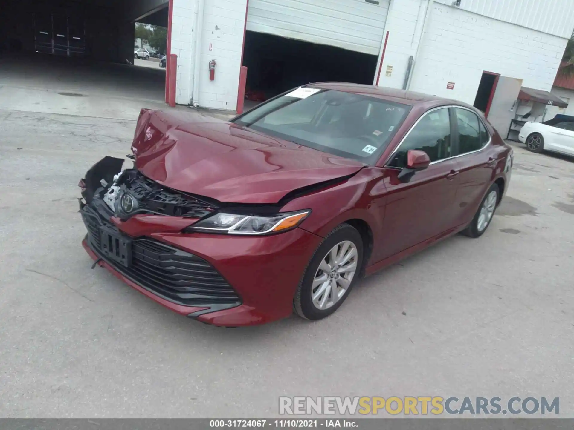 2 Photograph of a damaged car 4T1B11HK5KU256532 TOYOTA CAMRY 2019