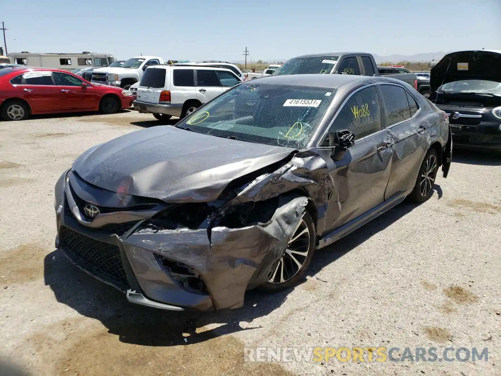 2 Photograph of a damaged car 4T1B11HK5KU257177 TOYOTA CAMRY 2019