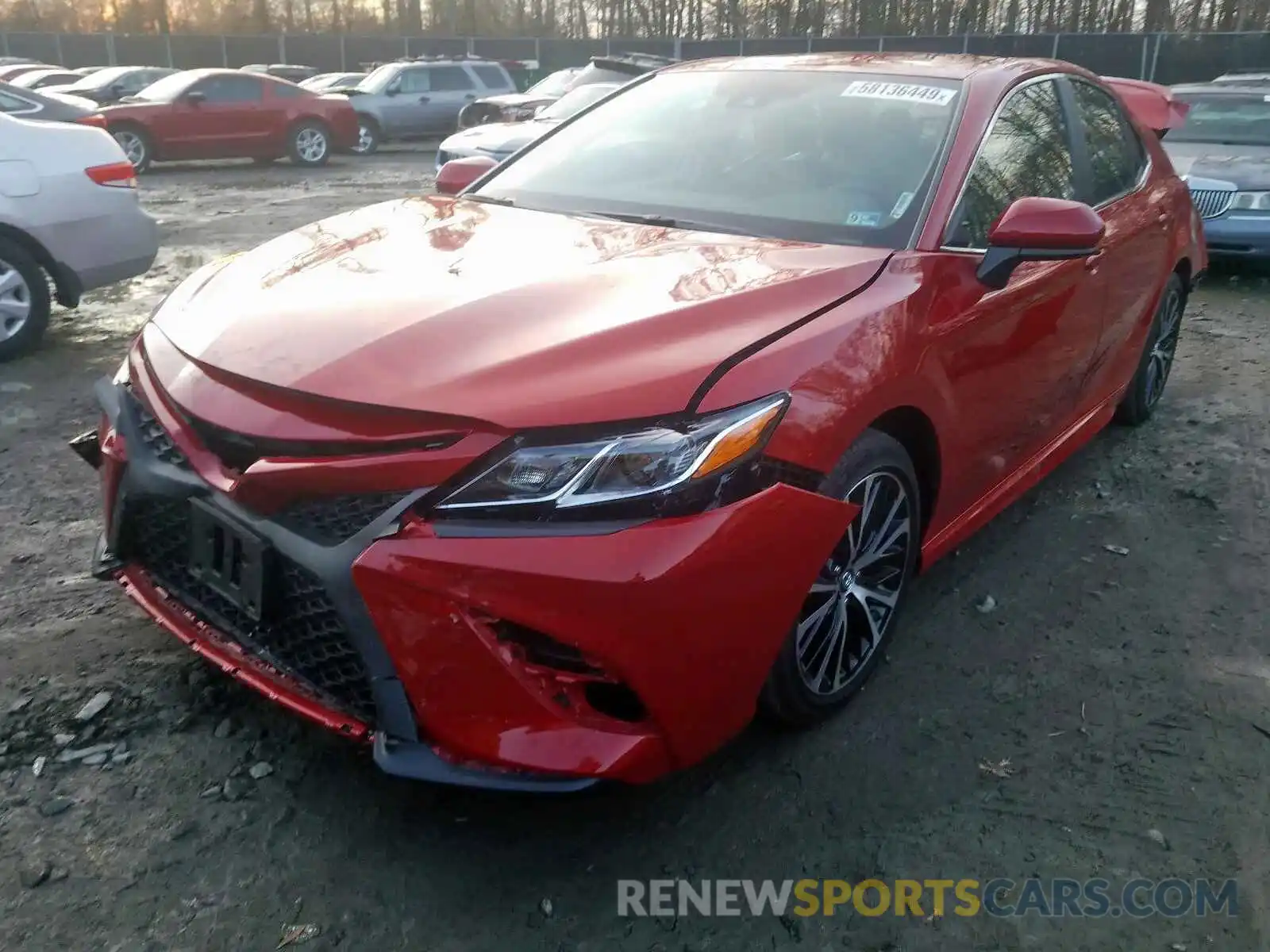 2 Photograph of a damaged car 4T1B11HK5KU257583 TOYOTA CAMRY 2019