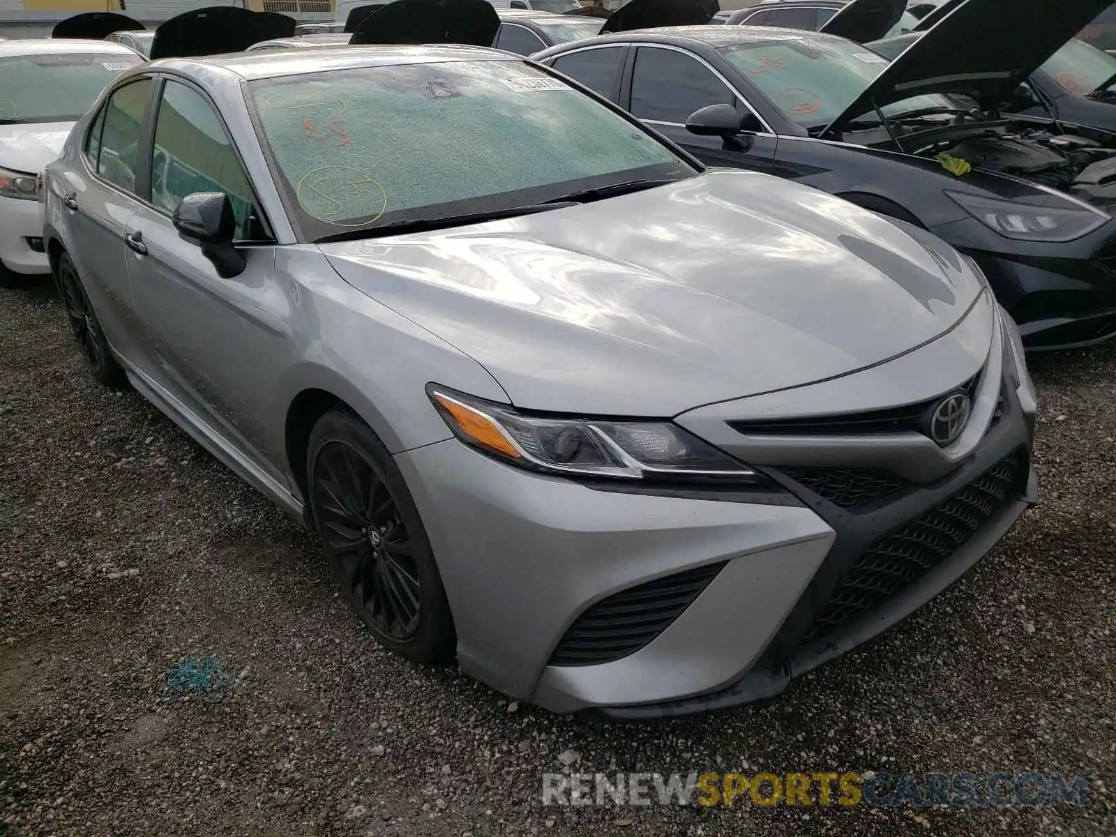 1 Photograph of a damaged car 4T1B11HK5KU257602 TOYOTA CAMRY 2019