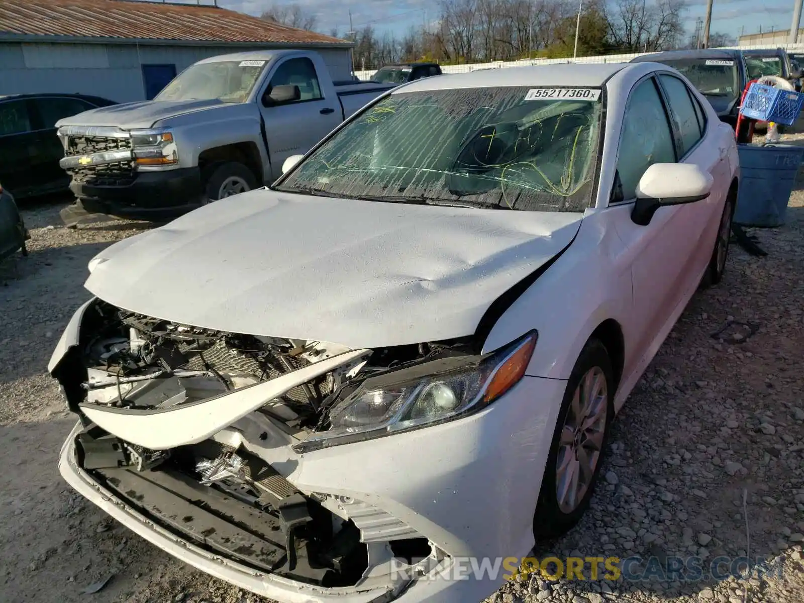 2 Photograph of a damaged car 4T1B11HK5KU258006 TOYOTA CAMRY 2019