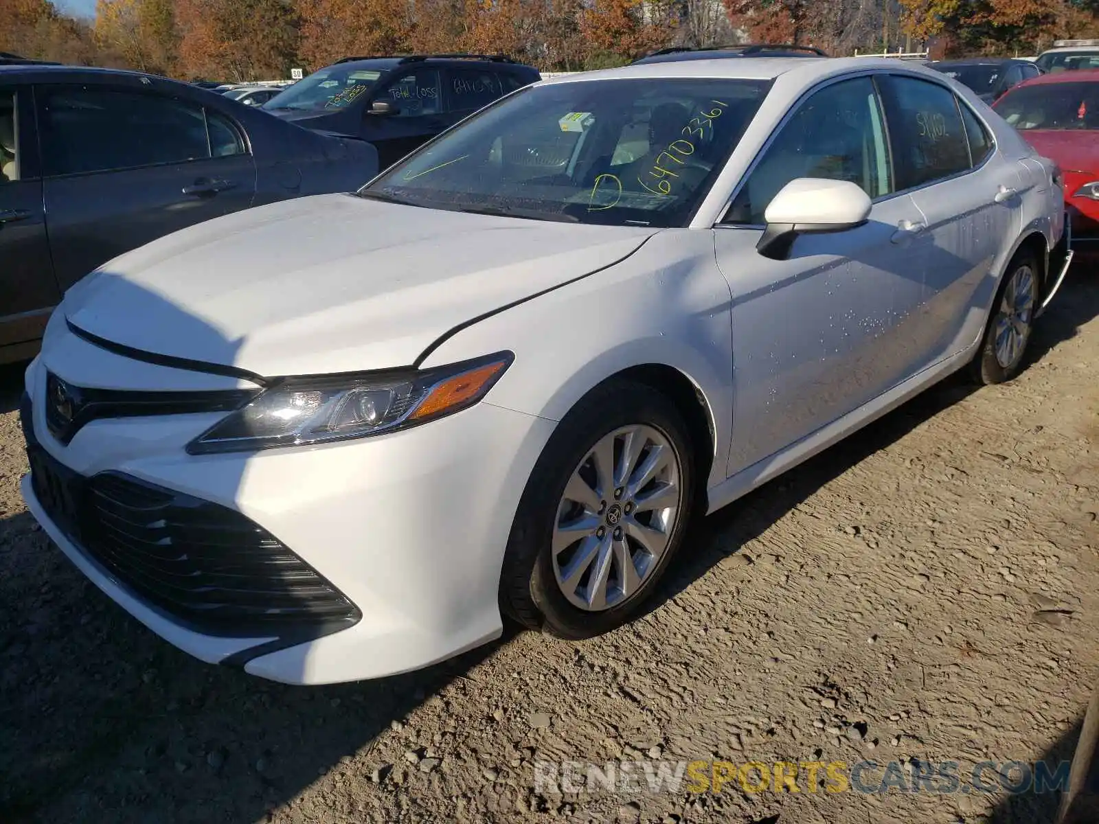 2 Photograph of a damaged car 4T1B11HK5KU258734 TOYOTA CAMRY 2019