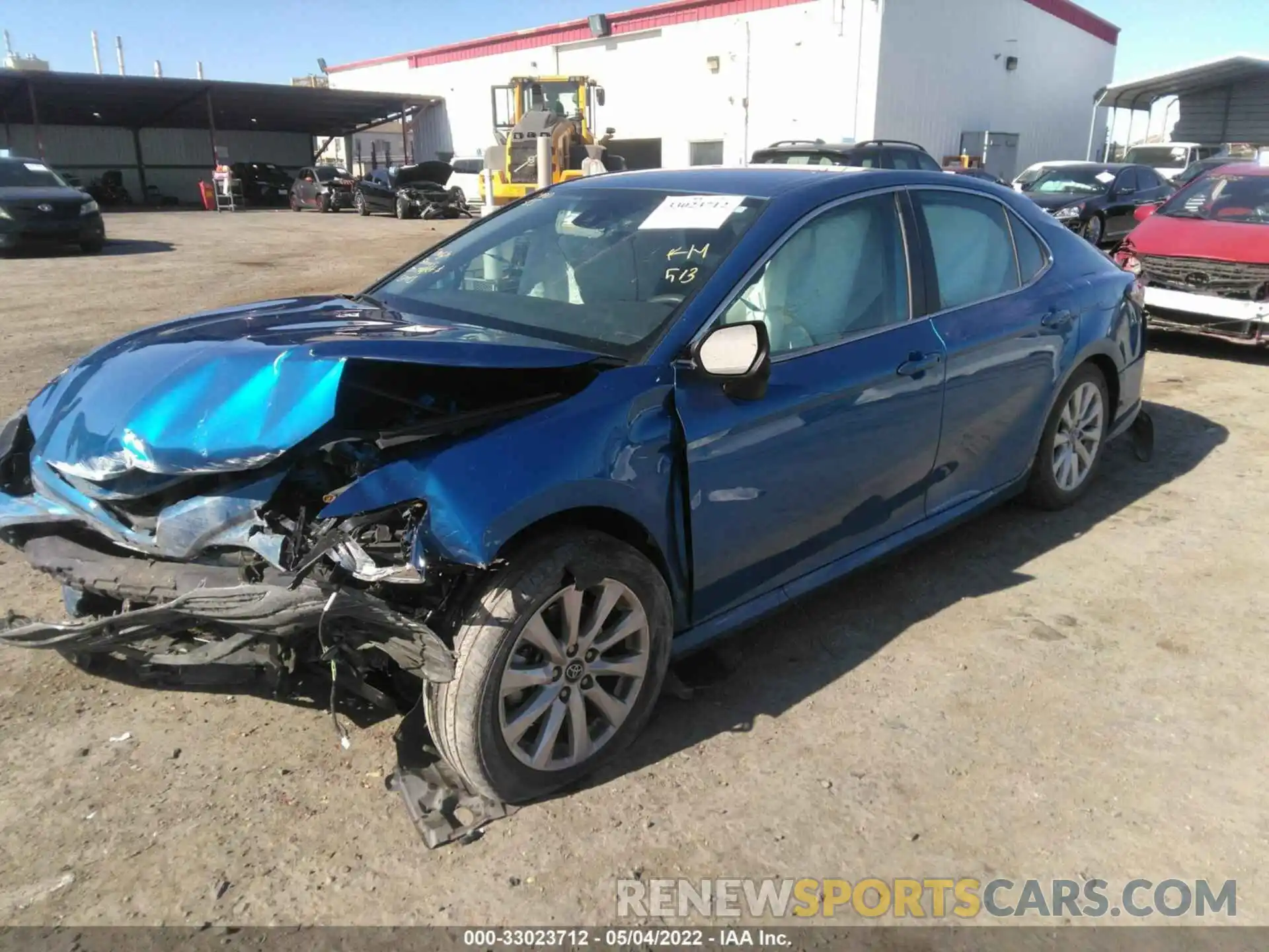 2 Photograph of a damaged car 4T1B11HK5KU261066 TOYOTA CAMRY 2019