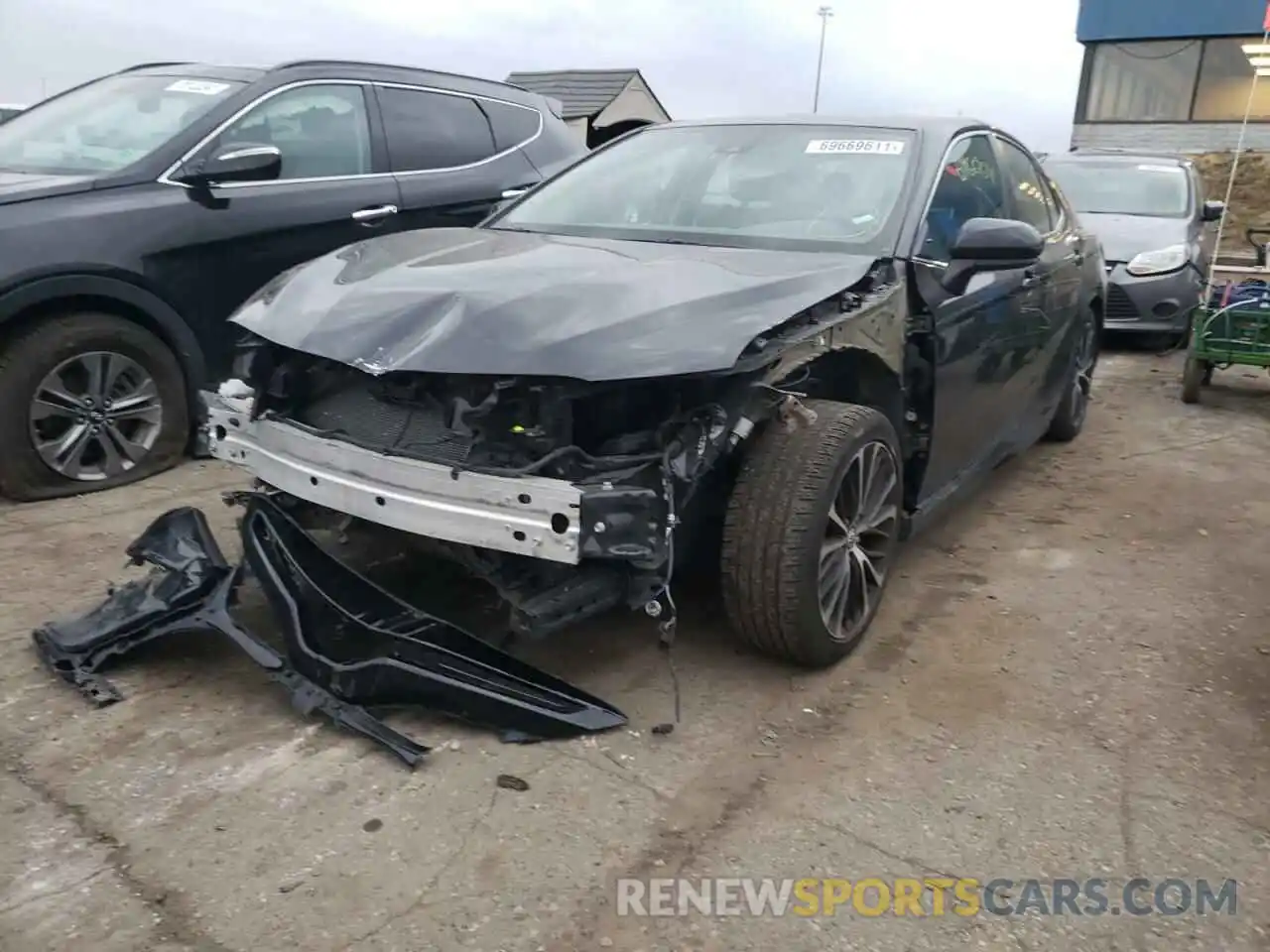 2 Photograph of a damaged car 4T1B11HK5KU261245 TOYOTA CAMRY 2019