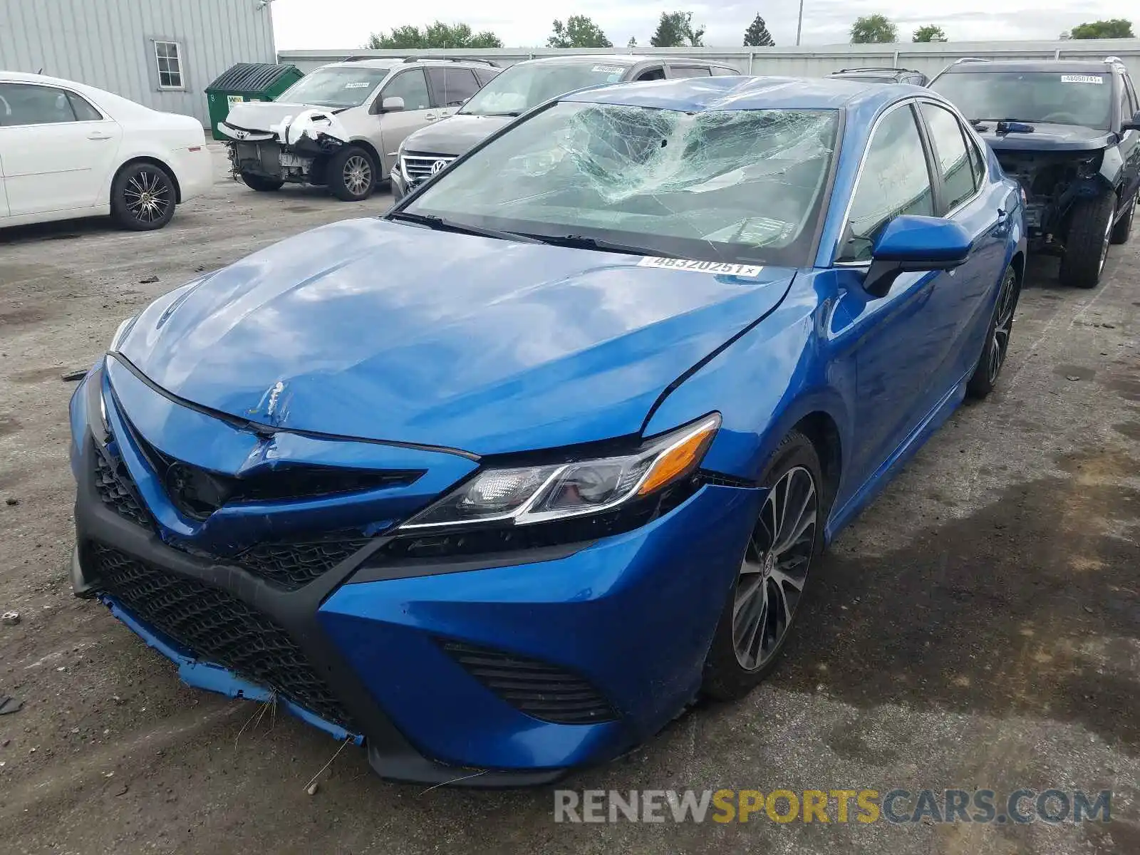 2 Photograph of a damaged car 4T1B11HK5KU266123 TOYOTA CAMRY 2019