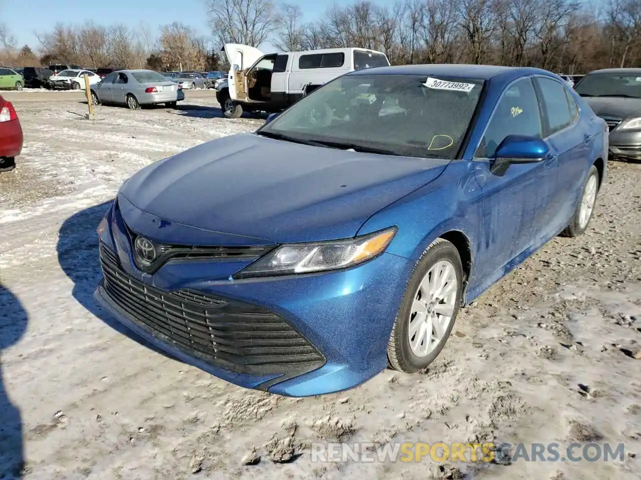 2 Photograph of a damaged car 4T1B11HK5KU266221 TOYOTA CAMRY 2019