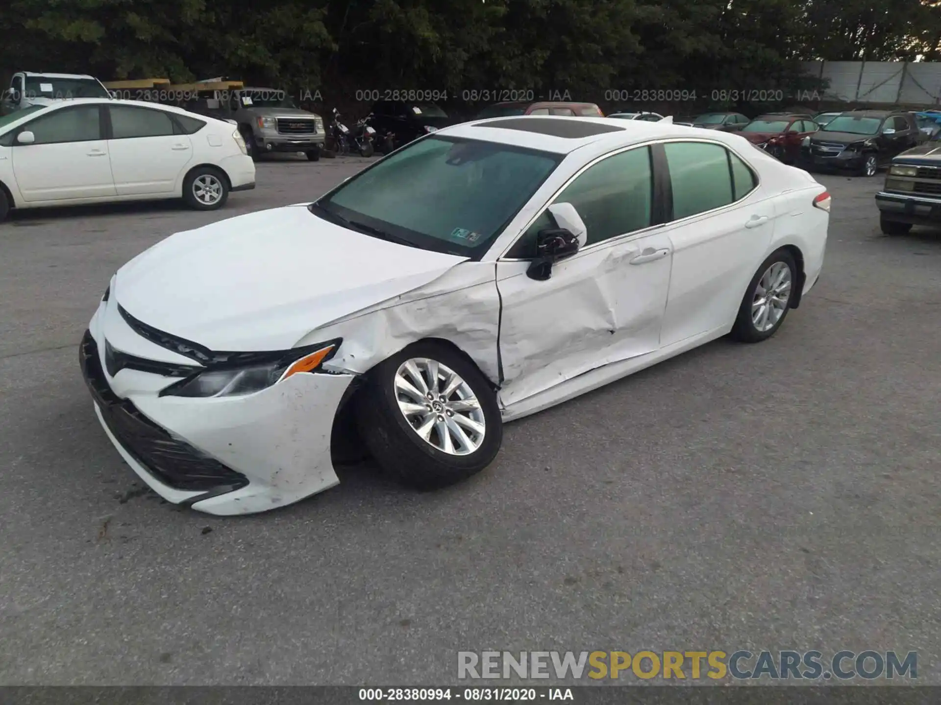 2 Photograph of a damaged car 4T1B11HK5KU266283 TOYOTA CAMRY 2019