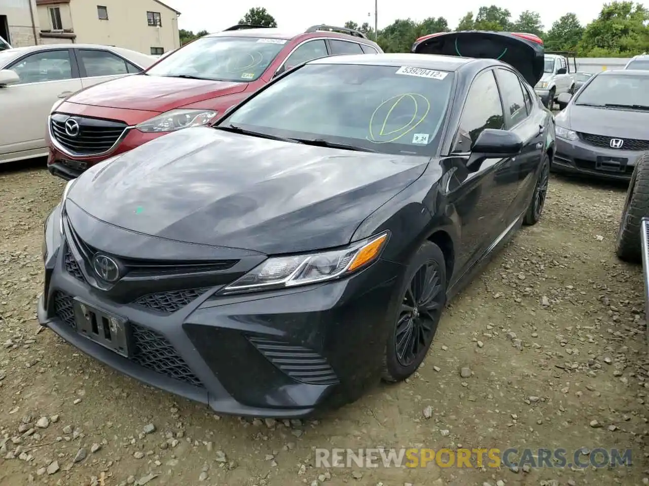 2 Photograph of a damaged car 4T1B11HK5KU267045 TOYOTA CAMRY 2019