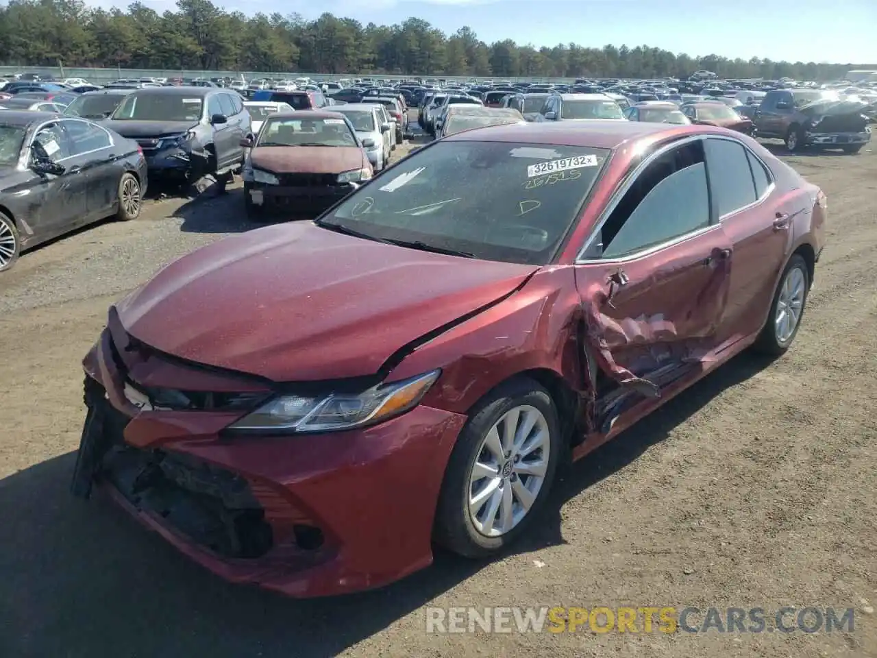 2 Photograph of a damaged car 4T1B11HK5KU267515 TOYOTA CAMRY 2019