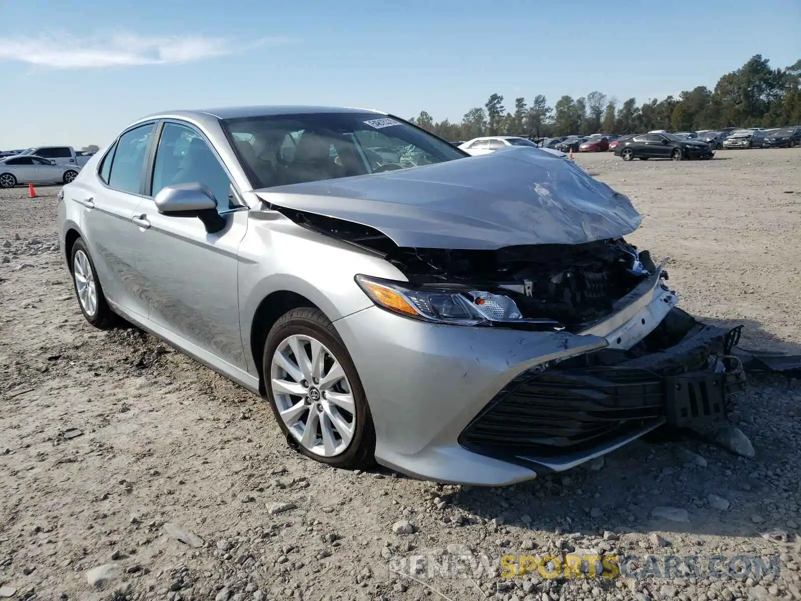 1 Photograph of a damaged car 4T1B11HK5KU267689 TOYOTA CAMRY 2019