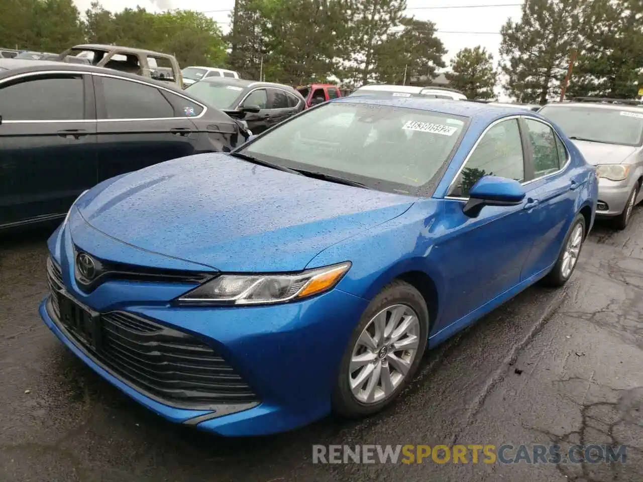 2 Photograph of a damaged car 4T1B11HK5KU267708 TOYOTA CAMRY 2019