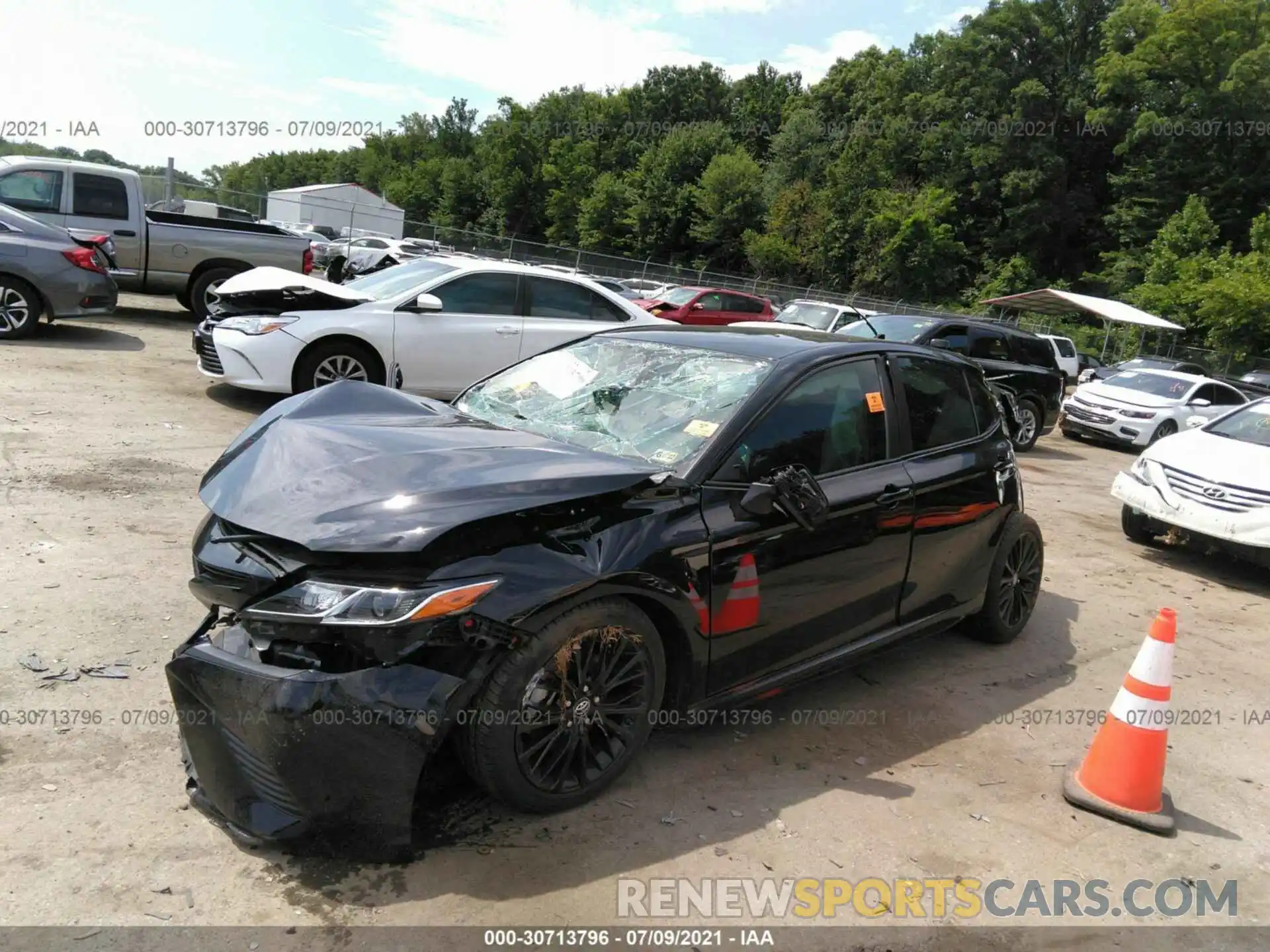 2 Photograph of a damaged car 4T1B11HK5KU270298 TOYOTA CAMRY 2019